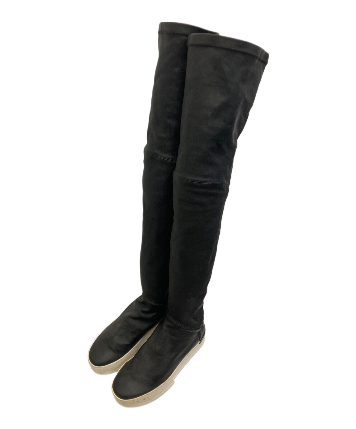 CINZIA ARAIA チンツィア アライア Black メンズ leather high-top 