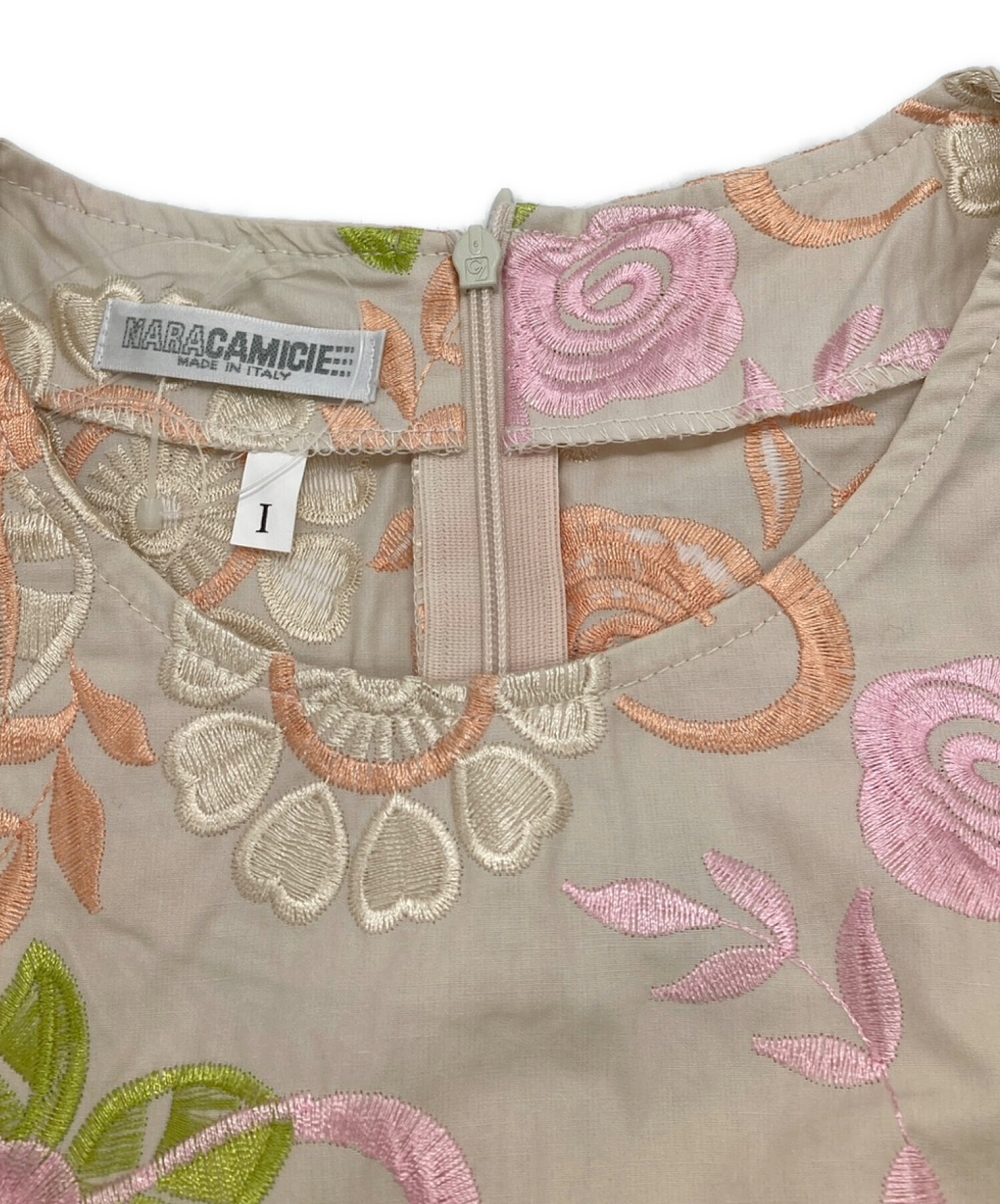 中古・古着通販】NARA CAMICIE (ナラカミーチェ) 総刺繍ブラウス 