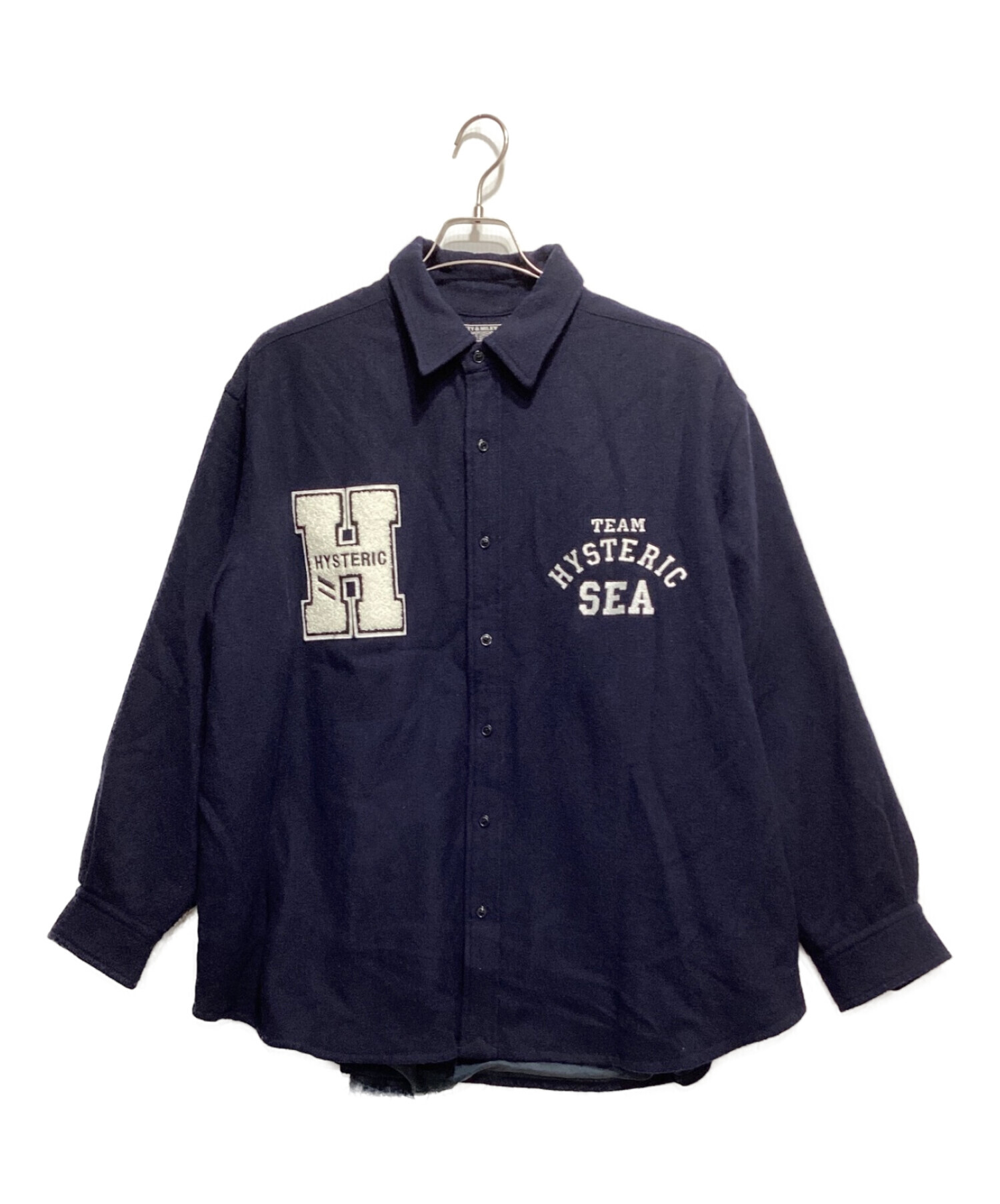 WIND AND SEA HYSTERIC GLAMOUR WOOL SHIRT
