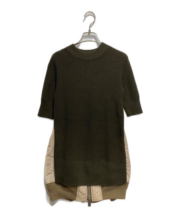 中古・古着通販】sacai (サカイ) ショートスリーブドッキング 