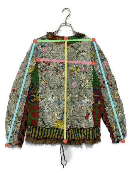中古・古着通販】OLLEBOREBLA (オレボレブラ) 総柄シャツ オリーブ 