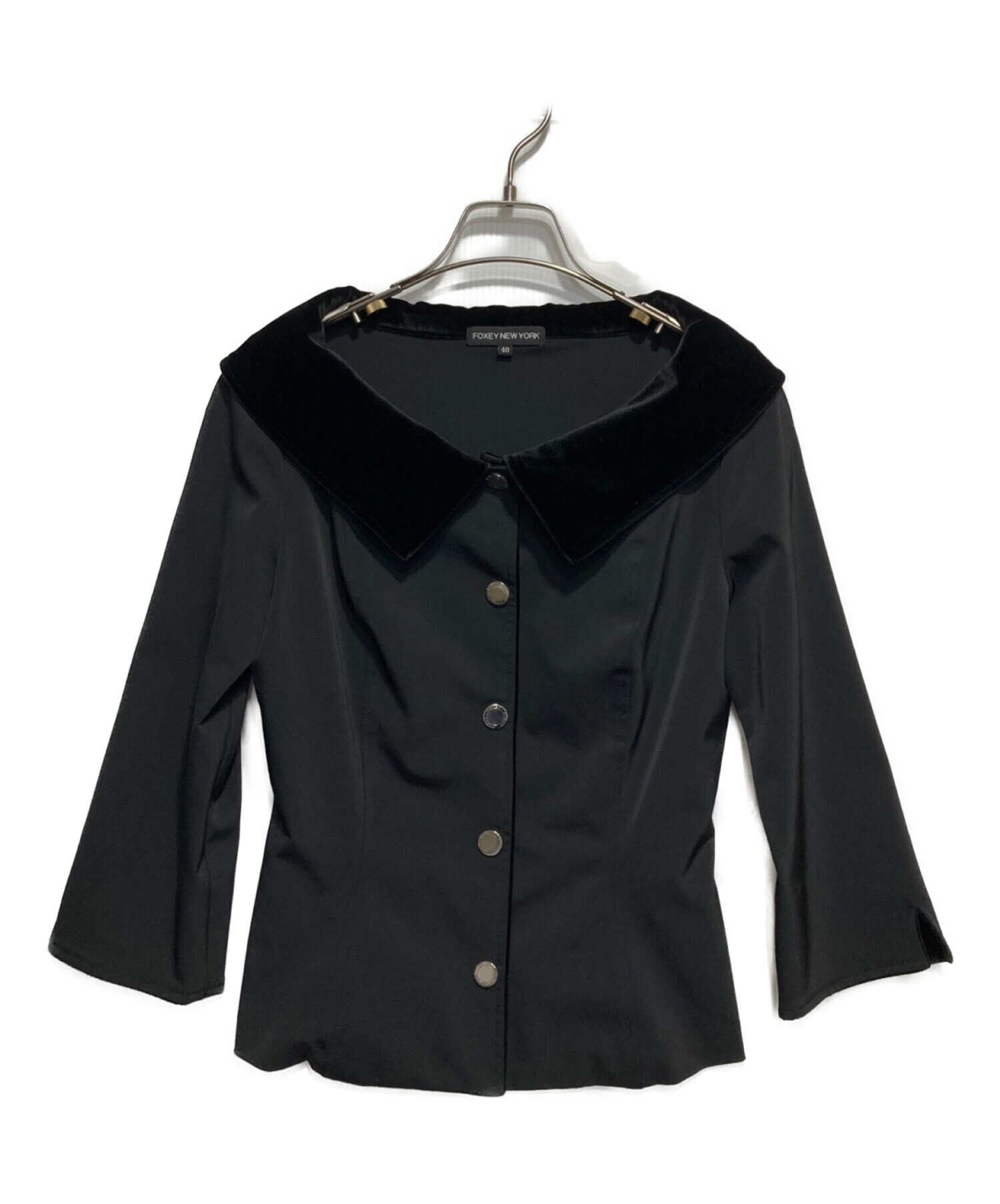FOXEY ブラック テーラードジャケット 【公式通販】