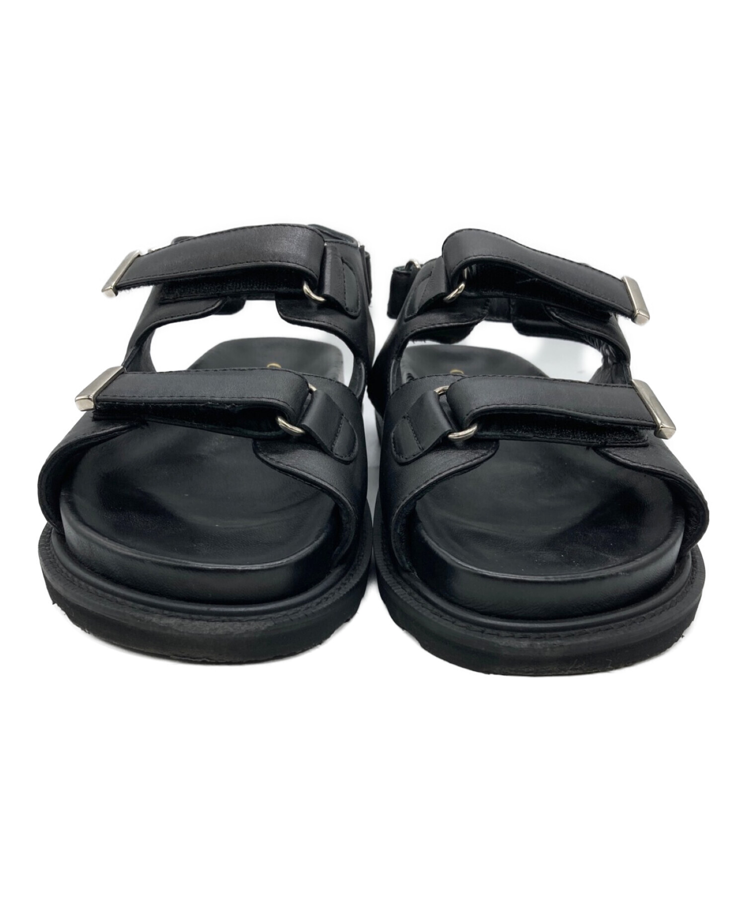 中古・古着通販】Caminando (カミナンド) ストラップサンダル ブラック 