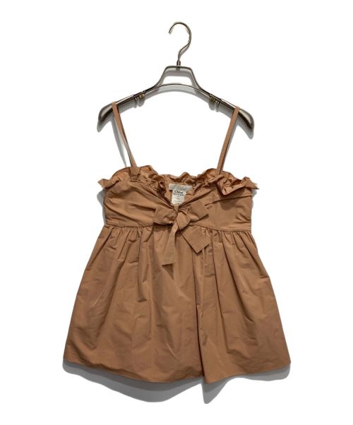 中古・古着通販】Chloe (クロエ) キャミソールリボントップス 