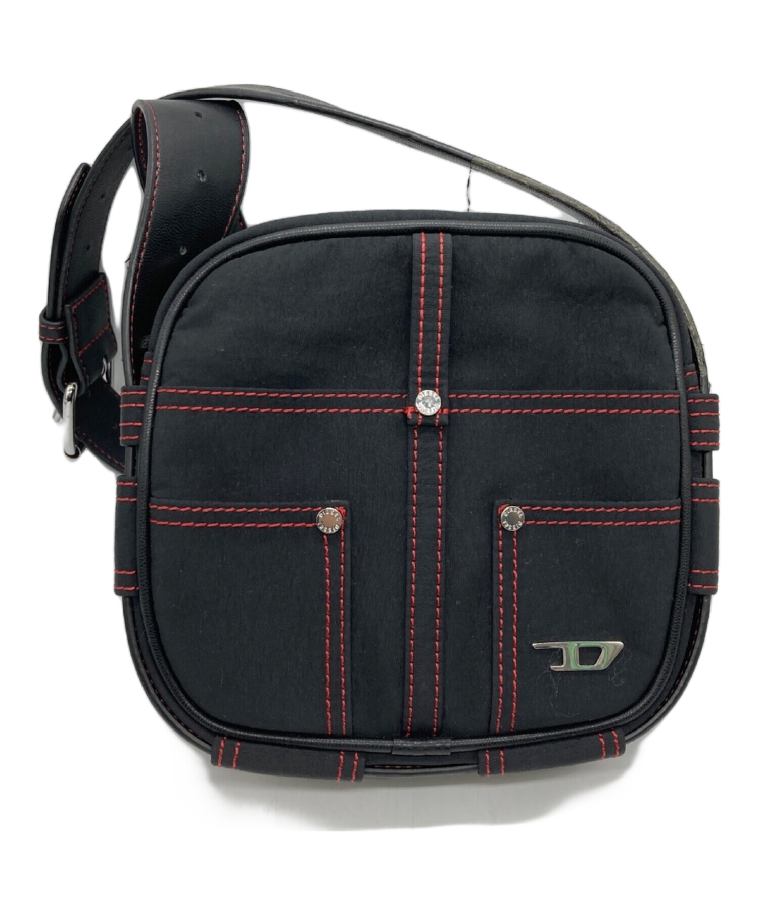 中古・古着通販】DIESEL (ディーゼル) ショルダーバッグ ブラック 
