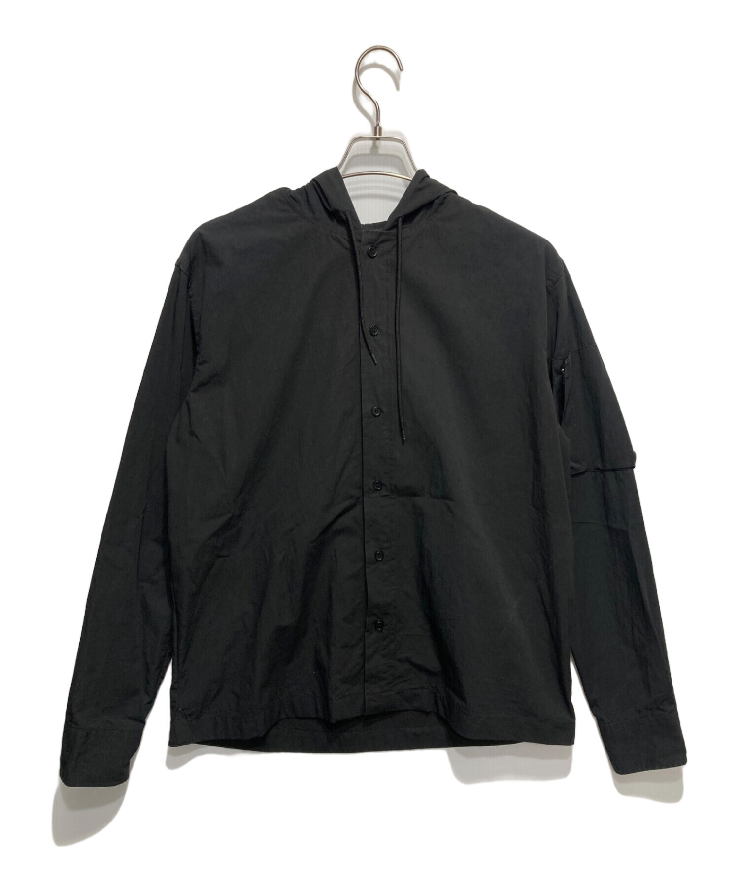 中古・古着通販】MARNI (マルニ) フード付きシャツジャケット ブラック  