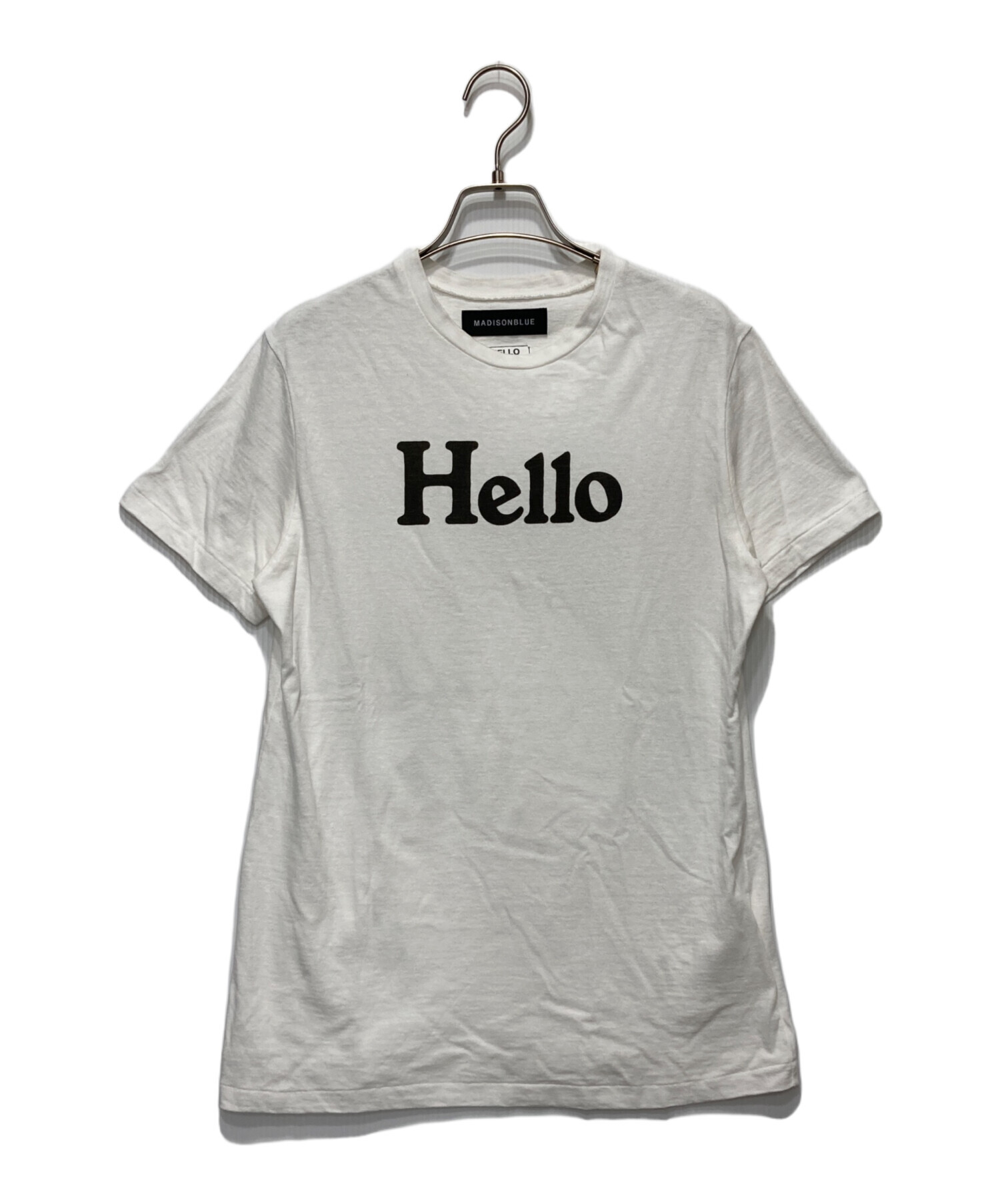 MADISON BLUE「HELLO CREW NECK TEE 」01グレ 