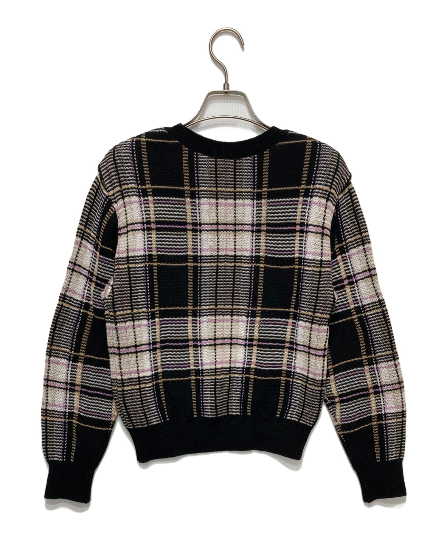 グレースコンチネンタル　グレースクラス　ビッグチェック　ダッフルコート グレースコンチネンタル グレースクラス ビッグチェック ダッフル