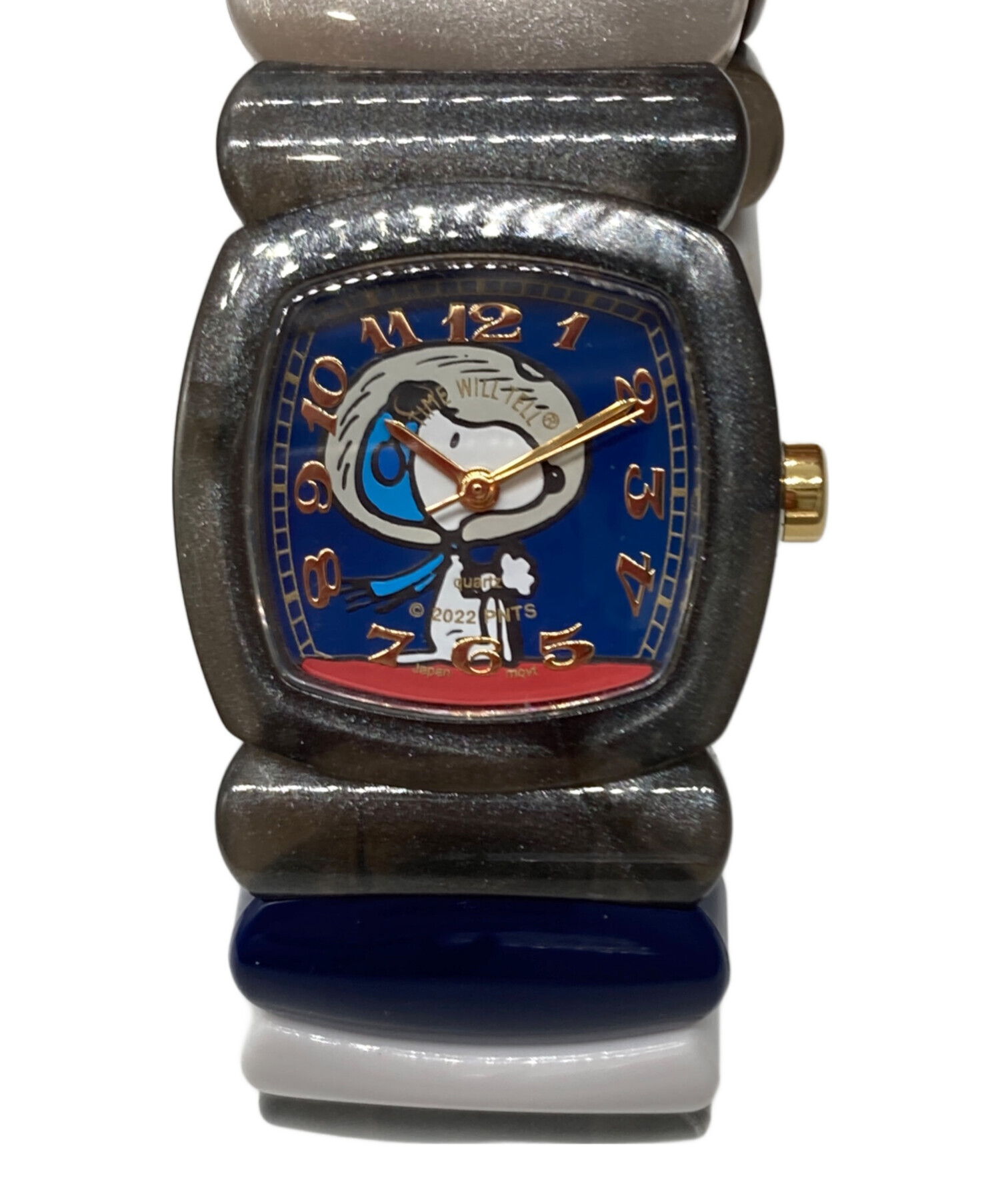 Time Will Tell スヌーピー 腕時計 美品・箱・保管袋付き】タイム