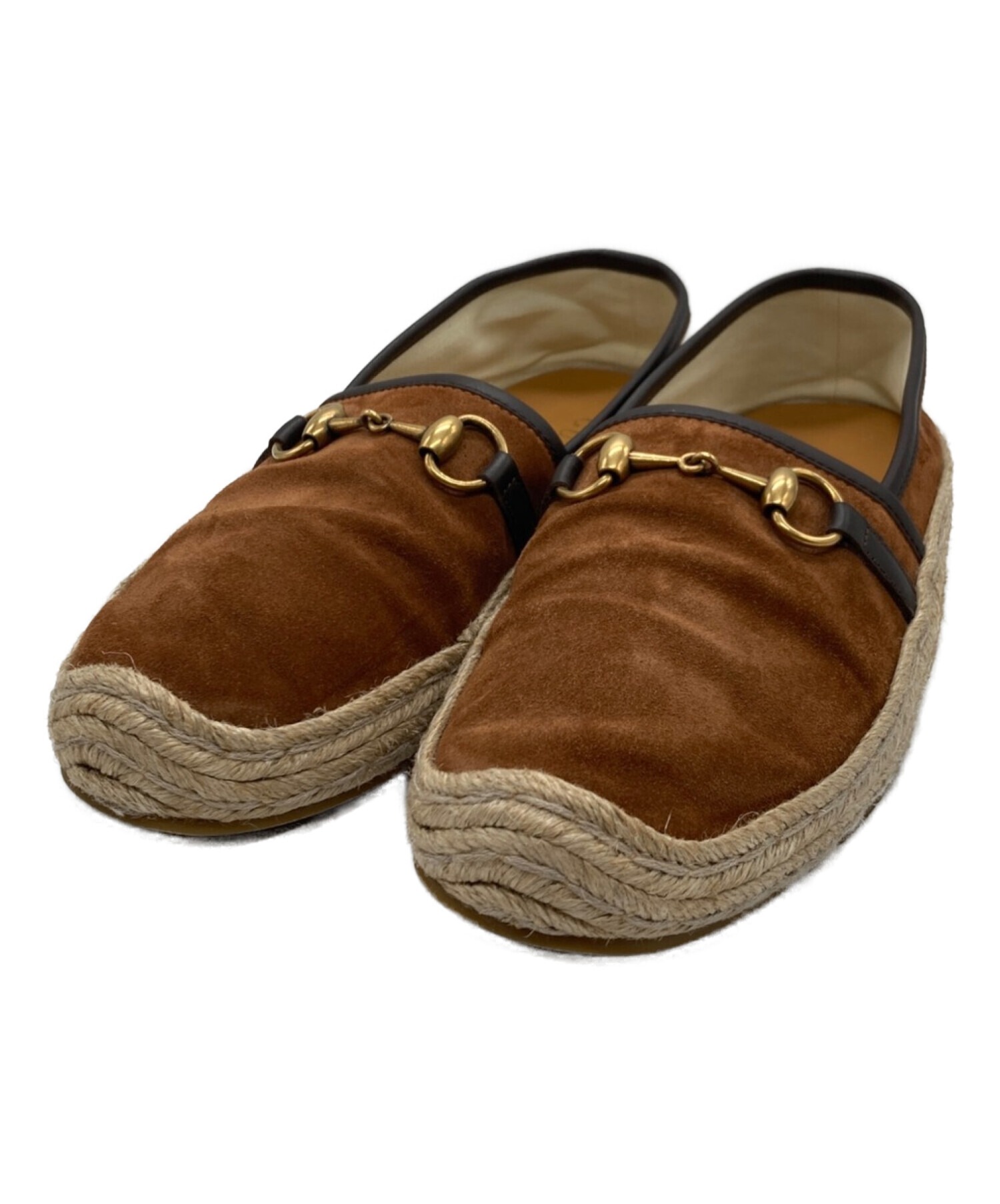 中古・古着通販】GUCCI (グッチ) エスパシューズ ブラウン サイズ:7 