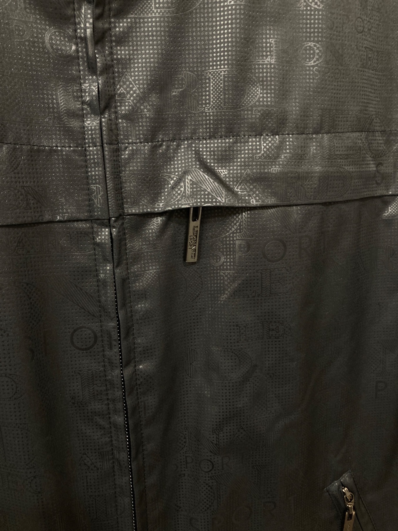 レオナール LEONARD SPORT ジャケット ブルゾン リバーシブル 半袖 ニット アウター レディース 38(M相当) ブラック