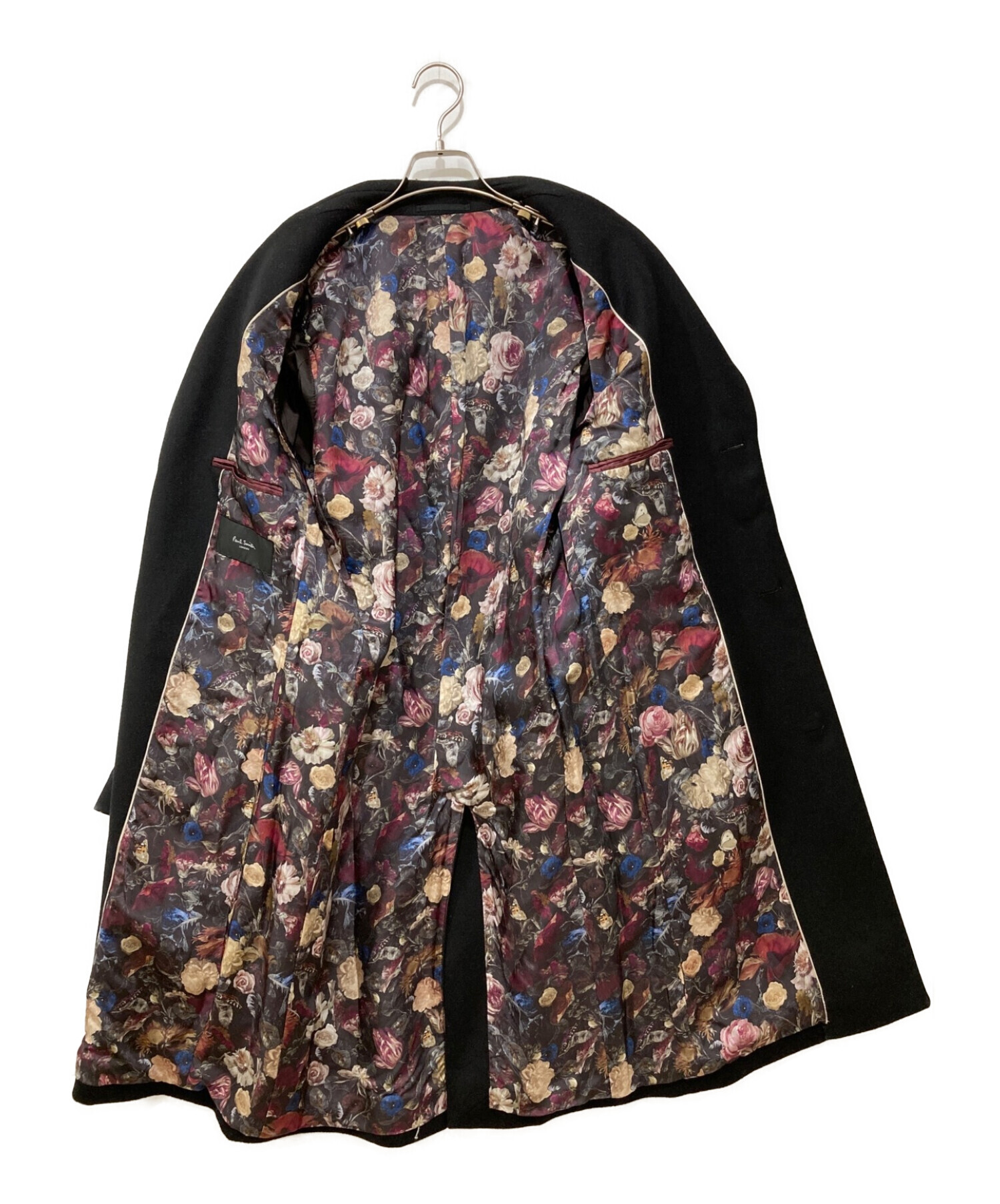 ポールスミスPaulSmith セミオーダー 花柄裏地ダッフルコート