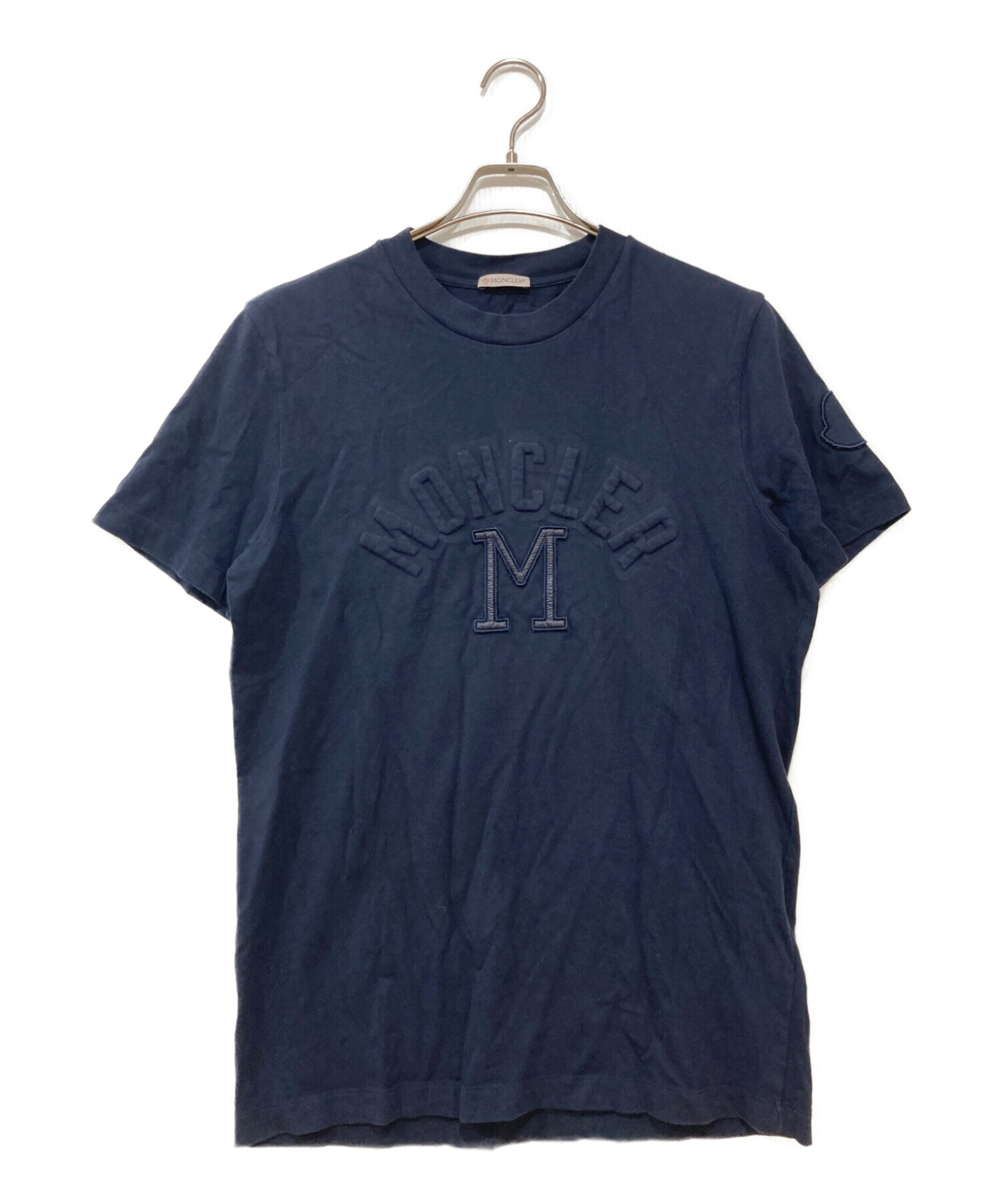 MONCLER ロゴTシャツ Mサイズ ネイビー メンズ