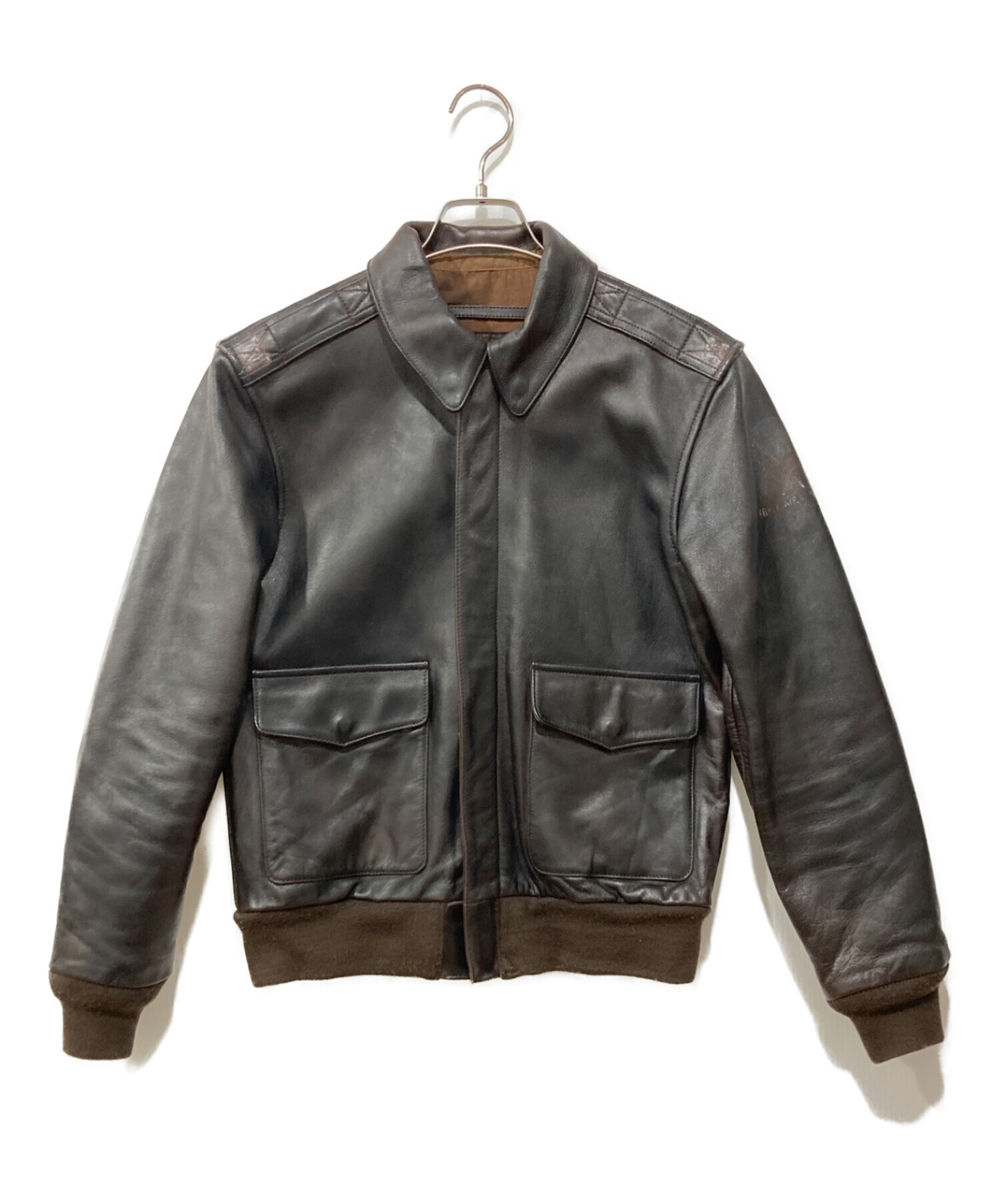 中古・古着通販】MORGAN PRODUCTS (モーガン プロダクツ) A-2レザー 
