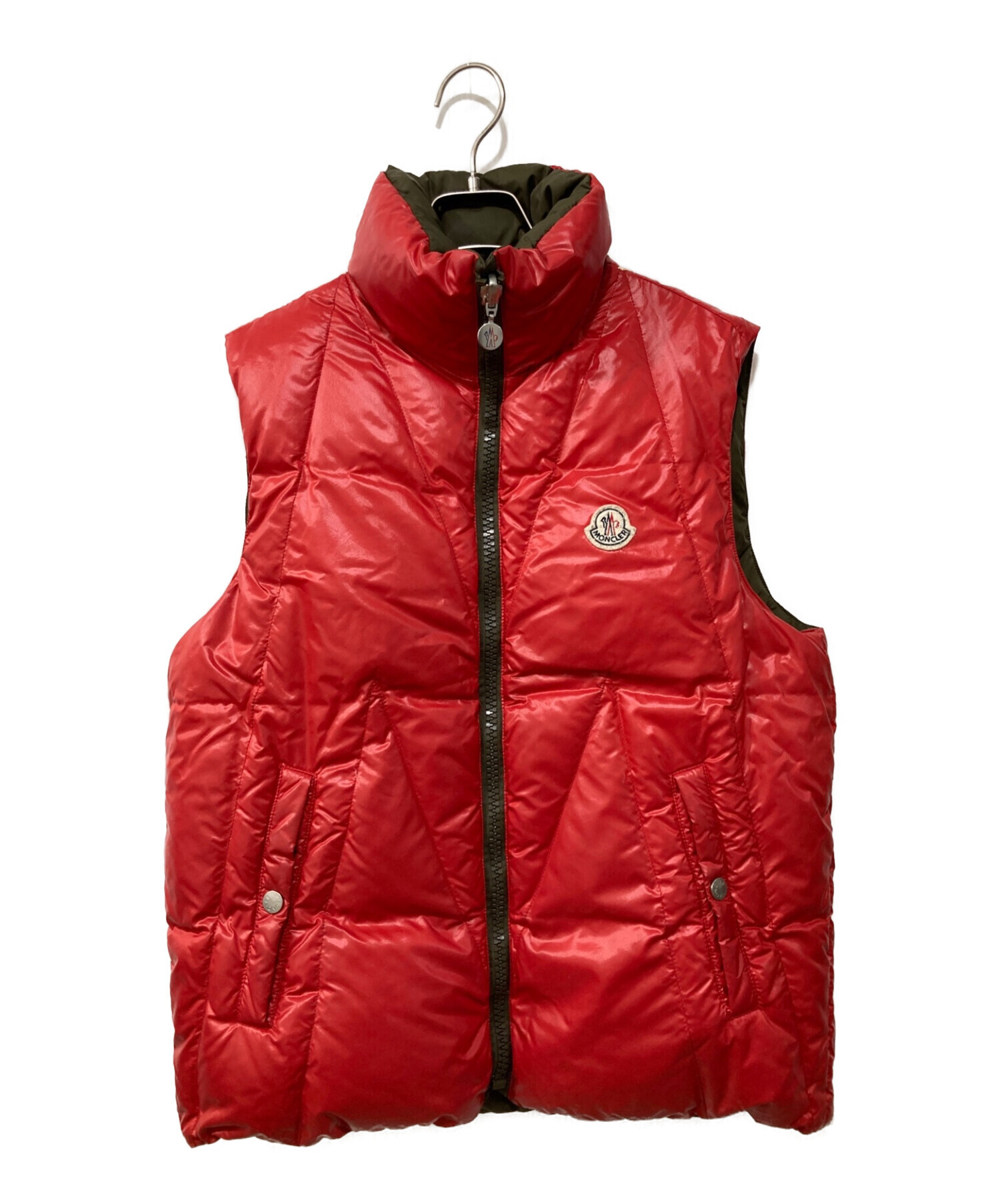 中古・古着通販】MONCLER (モンクレール) リバーシブル ダウン ベスト 
