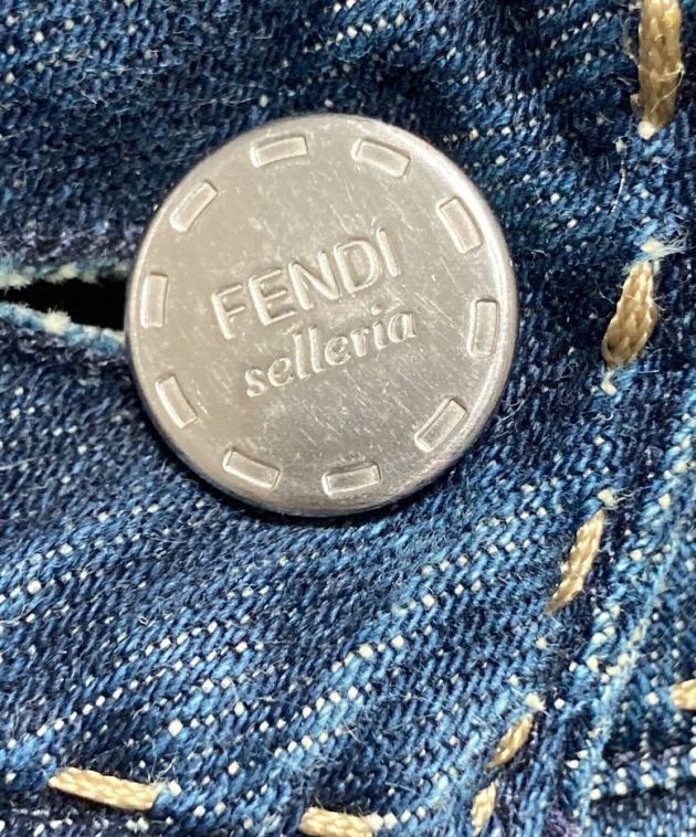 中古・古着通販】FENDI (フェンディ) ステッチフレアデニムパンツ 