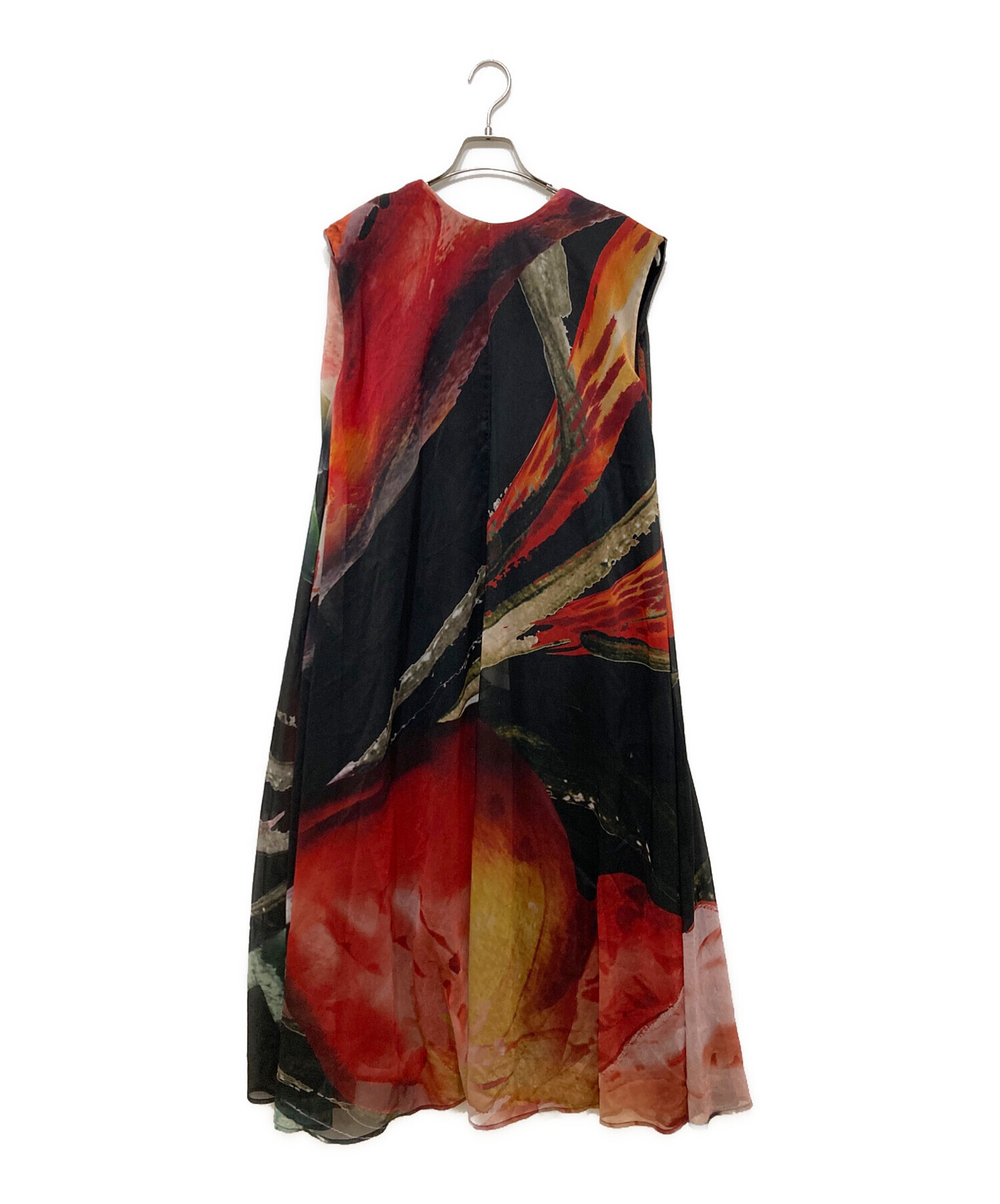 Ameri◇ART COLLAGE 青臭 PRINT SHEER 上下 ピンク M 