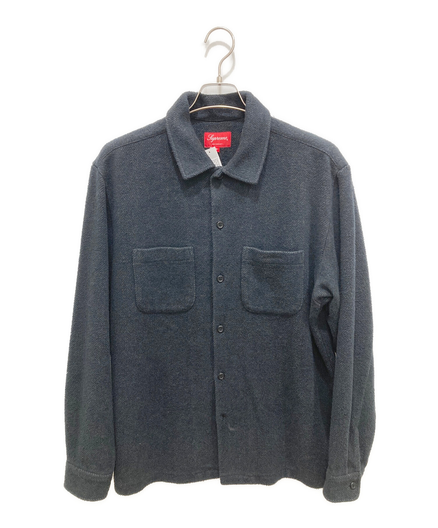 SUPREME (シュプリーム) Brushed Flannel Twill Shirt ブラック サイズ:M