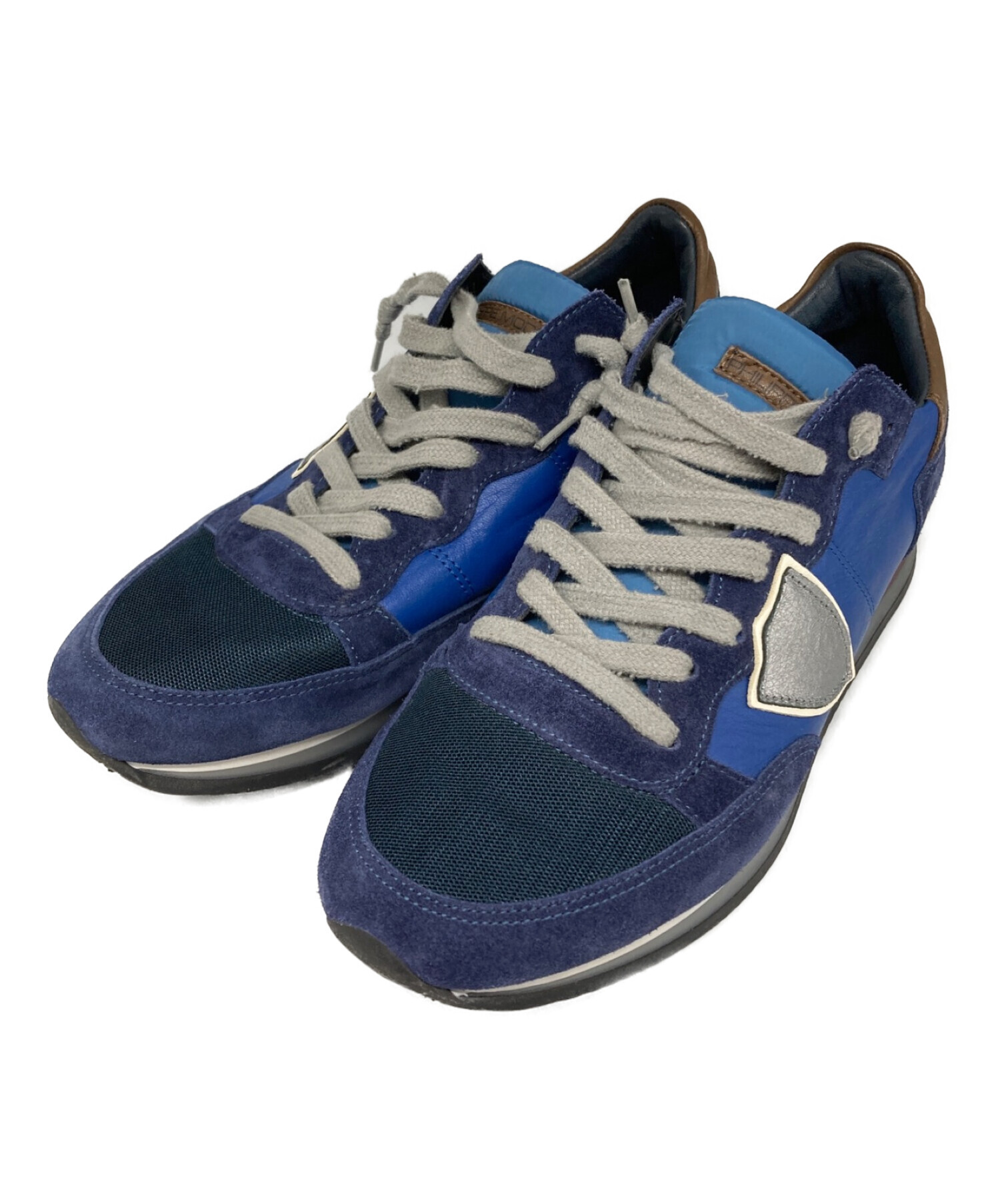 PHILIPPE MODEL フィリップ モデル ブルー Blue スニーカー メンズ 