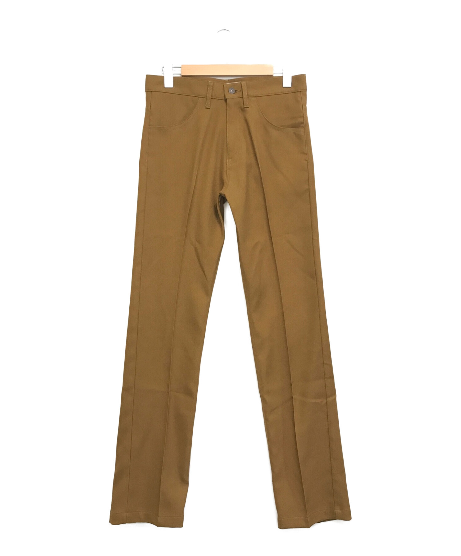 DAIRIKU (ダイリク) Slim Flasher Pressed Pants ベージュ サイズ:W29 未使用品