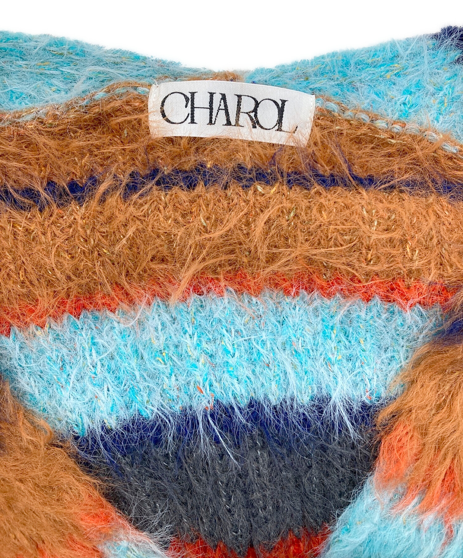 中古・古着通販】CHAROL (シャロル) ランダムボーダーニット  