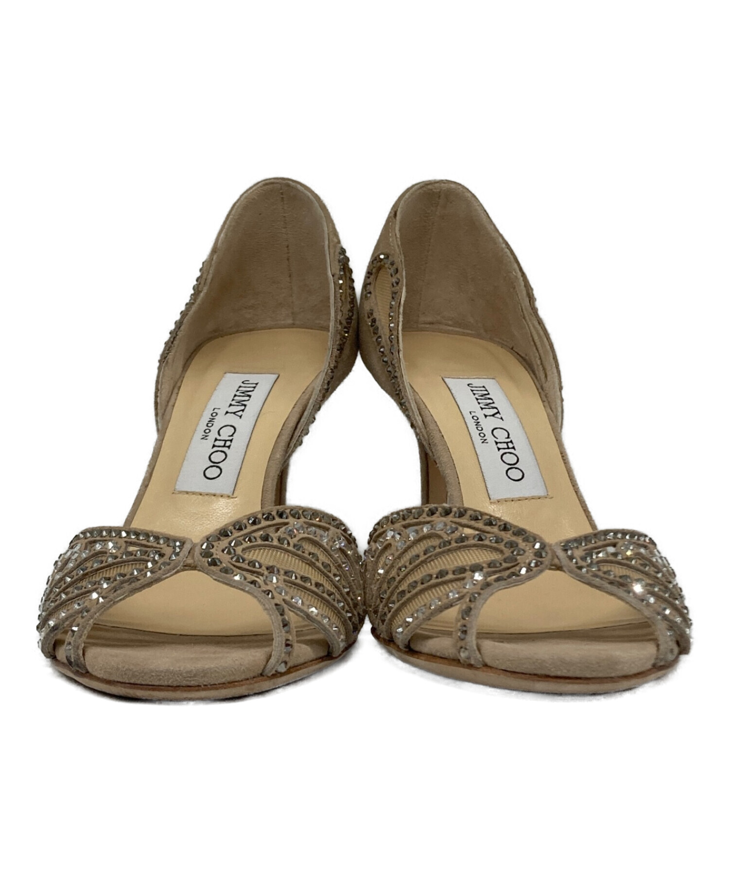 中古・古着通販】JIMMY CHOO (ジミーチュウ) ビジューサンダル 