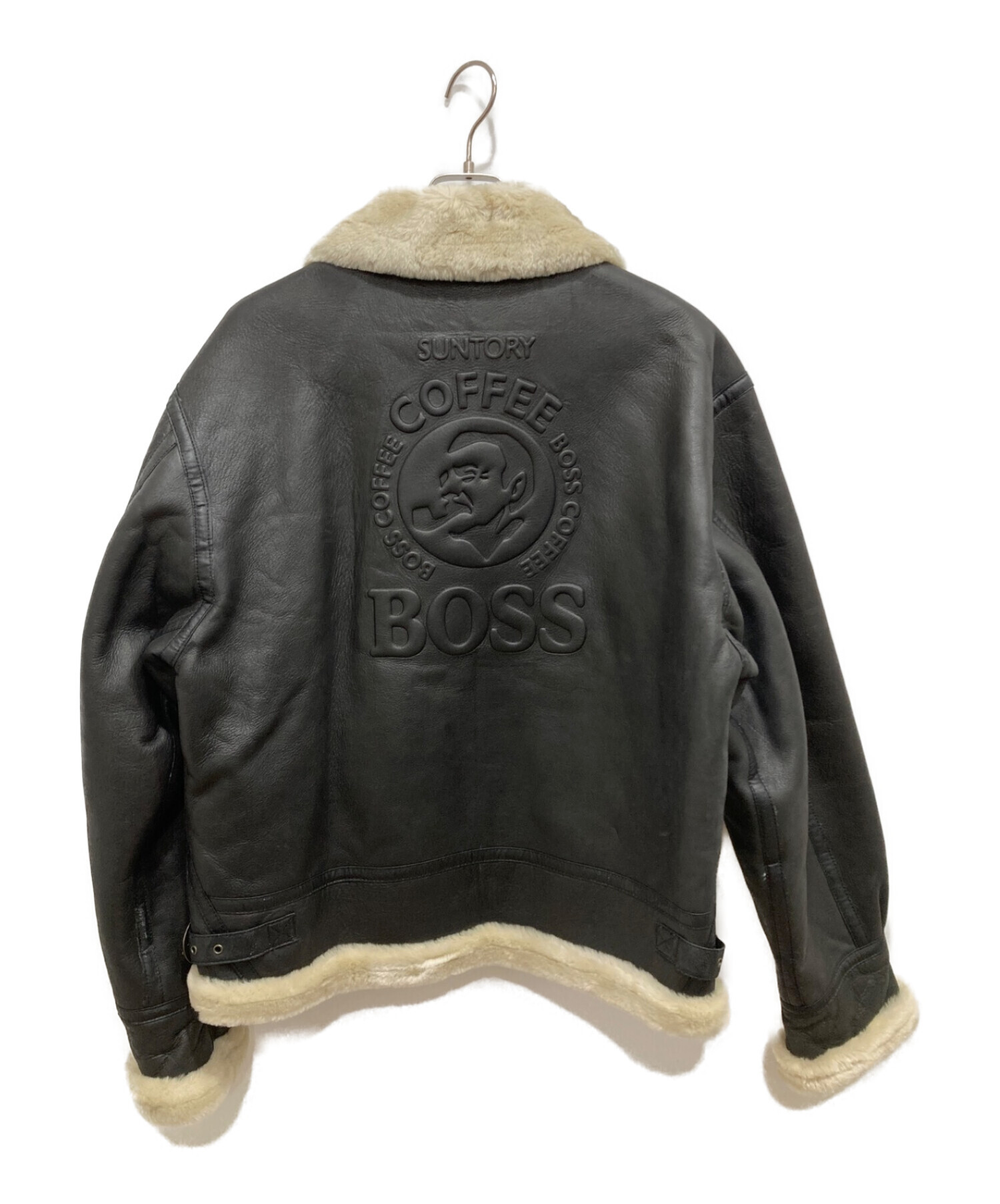 ファッションサントリー BOSSジャン 非売品　2000年 B3 レザージャケット サイズᎷ