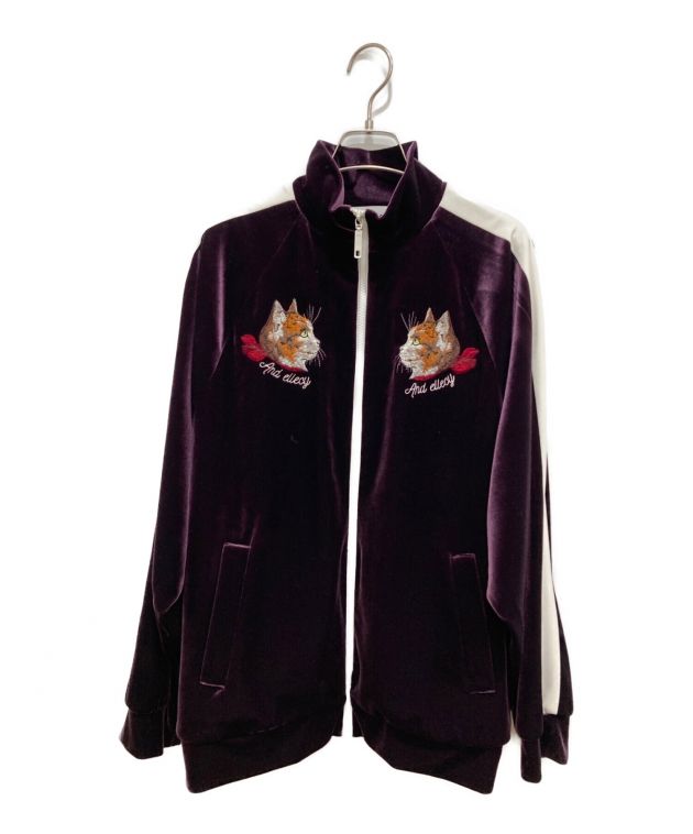 中古・古着通販】&ELLECY (アンドエルシー) ネコベロアブルゾン 