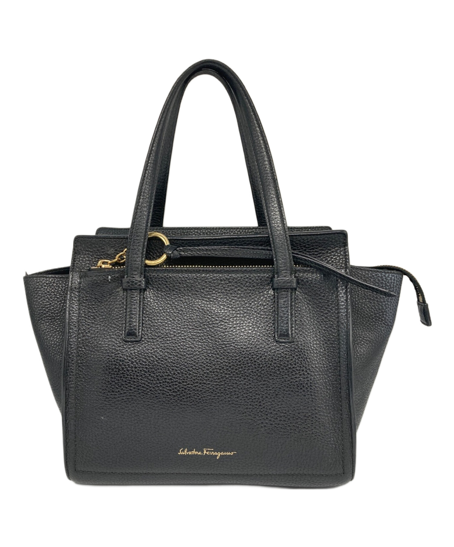 Ferragamo フェラガモ 2wayショルダーバッグ ブラック✨｜レディース