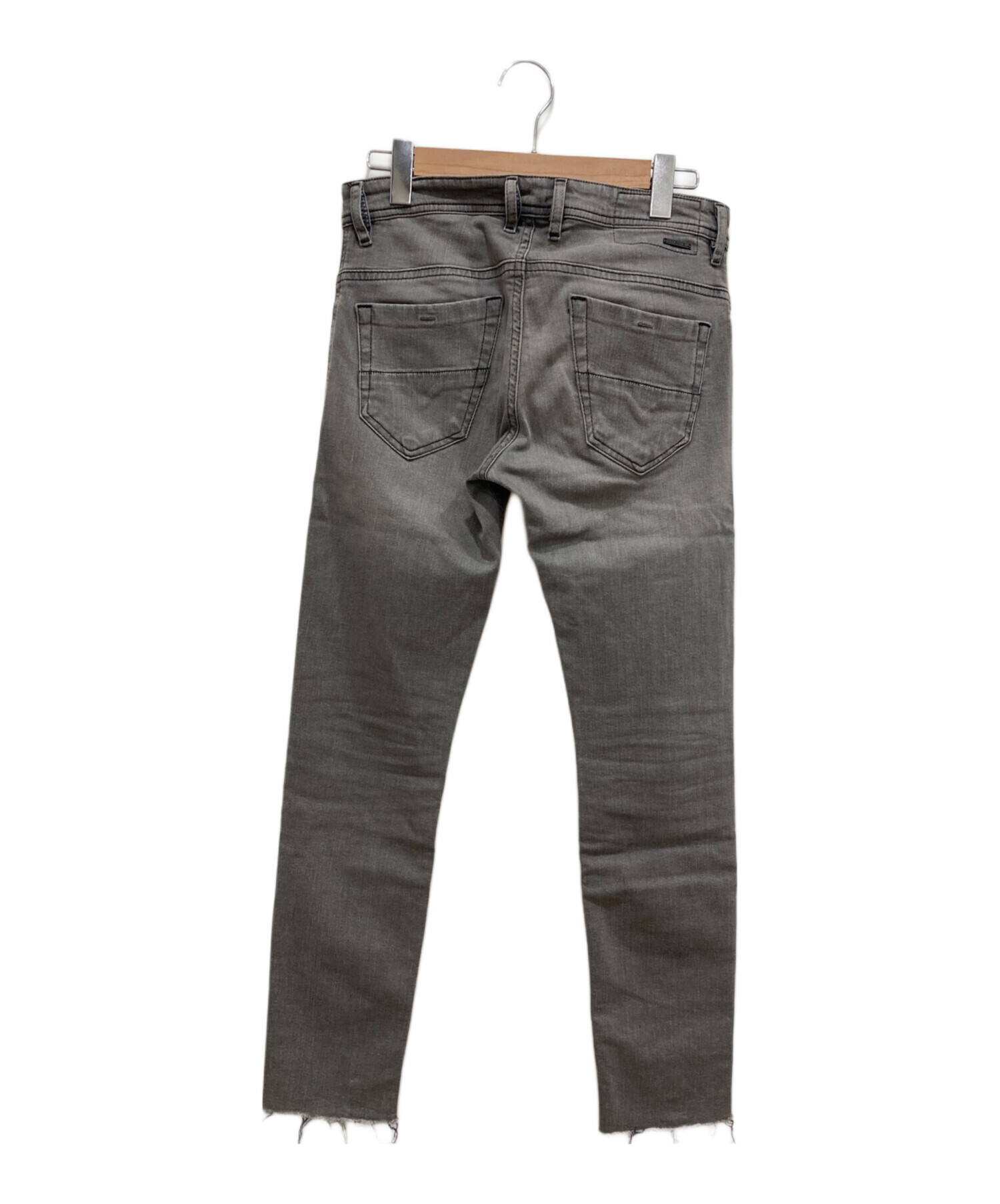中古・古着通販】DIESEL (ディーゼル) スリムデニムパンツ グレー 