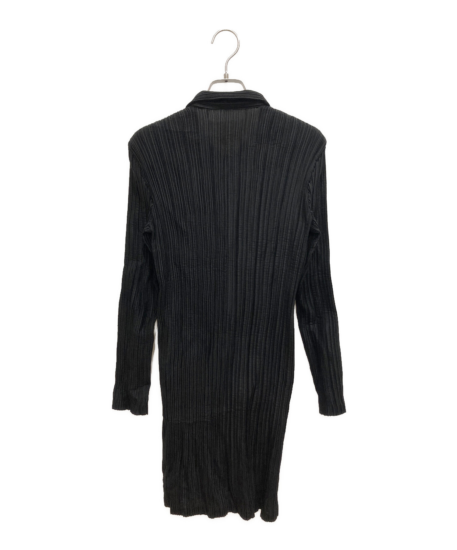 中古・古着通販】ISSEY MIYAKE (イッセイミヤケ) タイトプリーツシャツ 