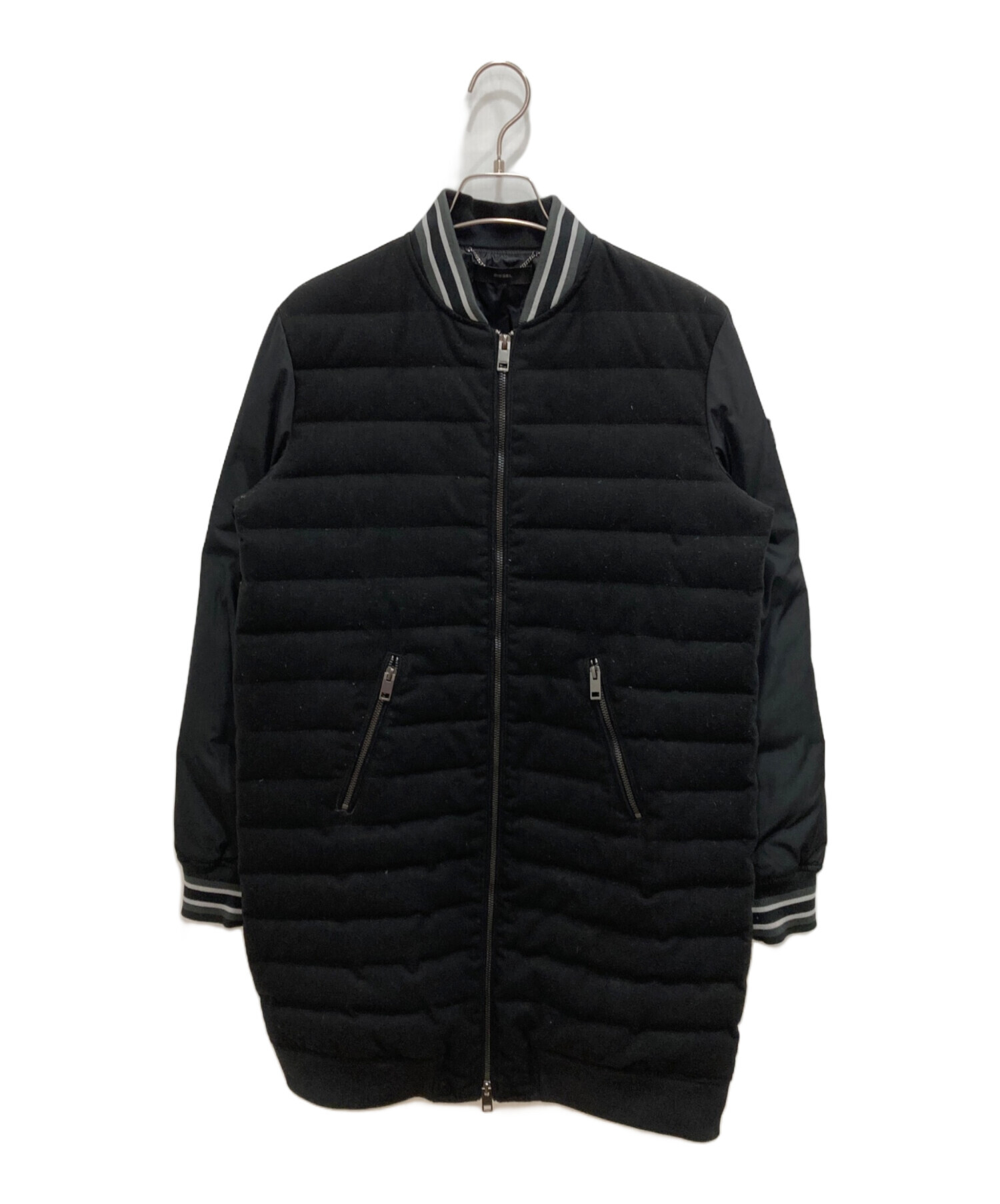 中古・古着通販】DIESEL (ディーゼル) キルティング切替ロングダウン 