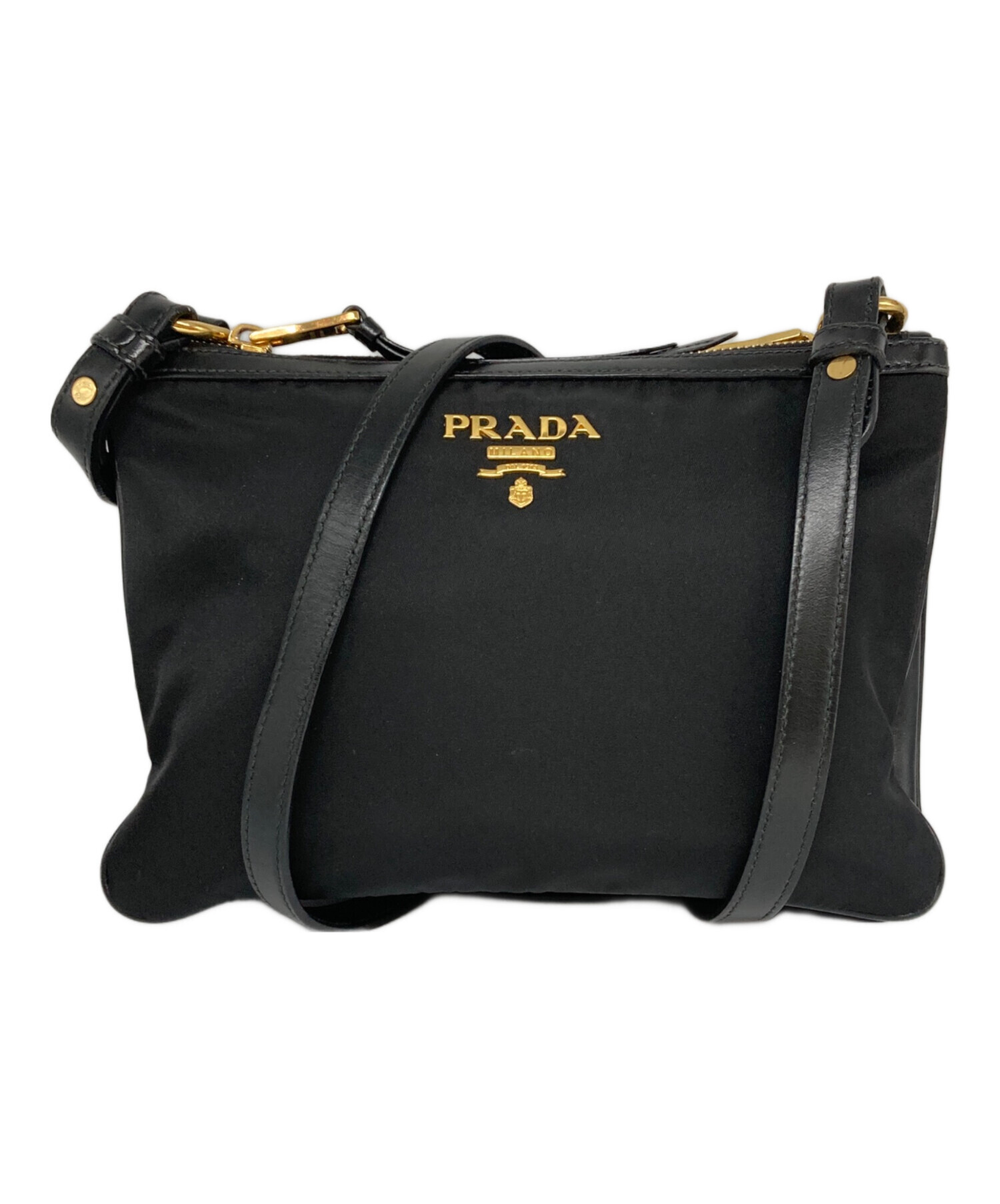 プラダ ショルダーバッグ 三角ロゴ メッセンジャーバッグ 大容量