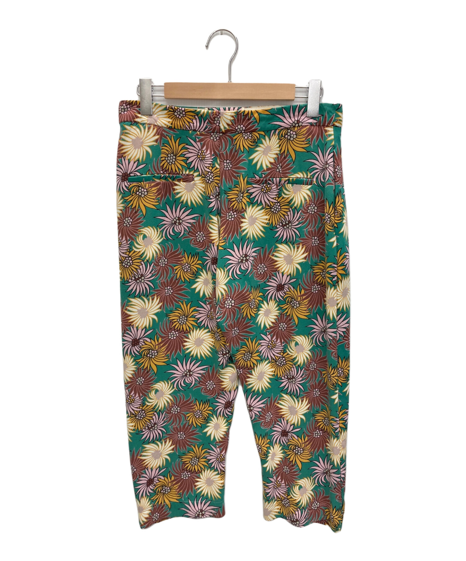 中古・古着通販】MARNI (マルニ) 総柄シルクパンツ マルチカラー  