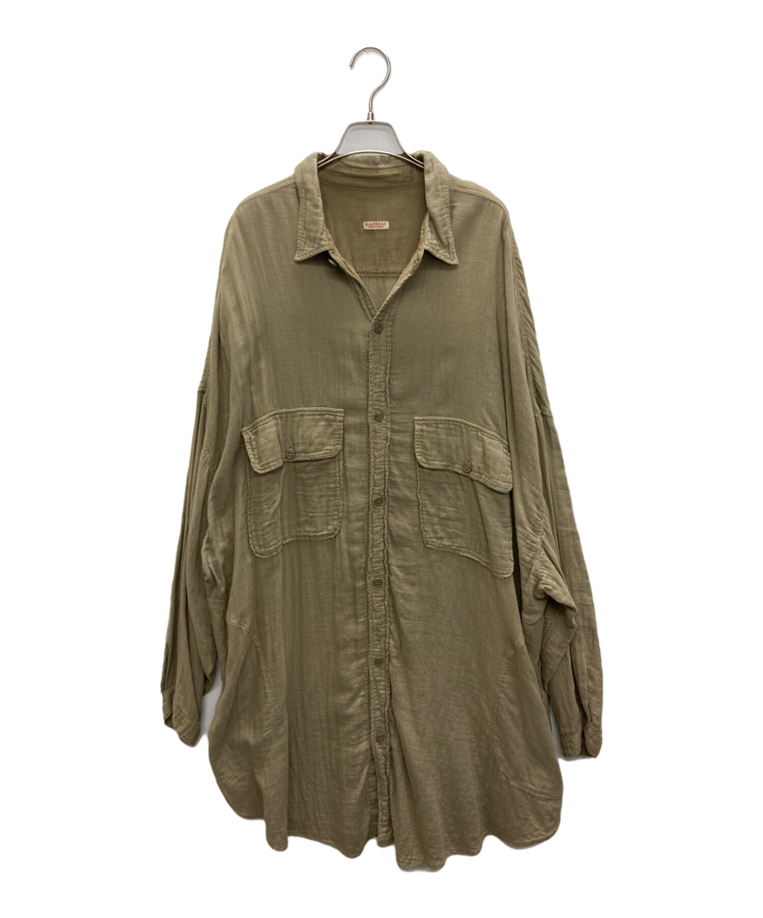 中古・古着通販】KAPITAL (キャピタル) 二重ガーゼ スラッピーシャツ 