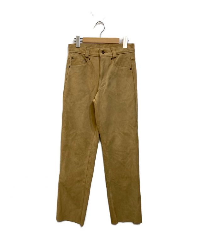 中古・古着通販】Schott (ショット) スウェードレザーパンツ ベージュ 