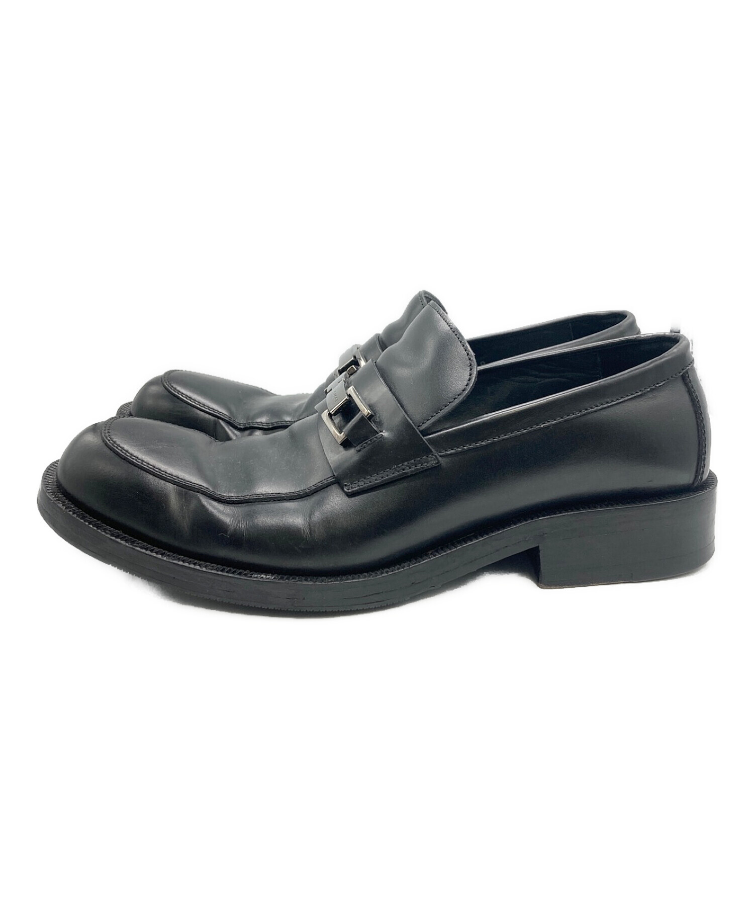中古・古着通販】GUCCI (グッチ) ホースビットローファー ブラック 