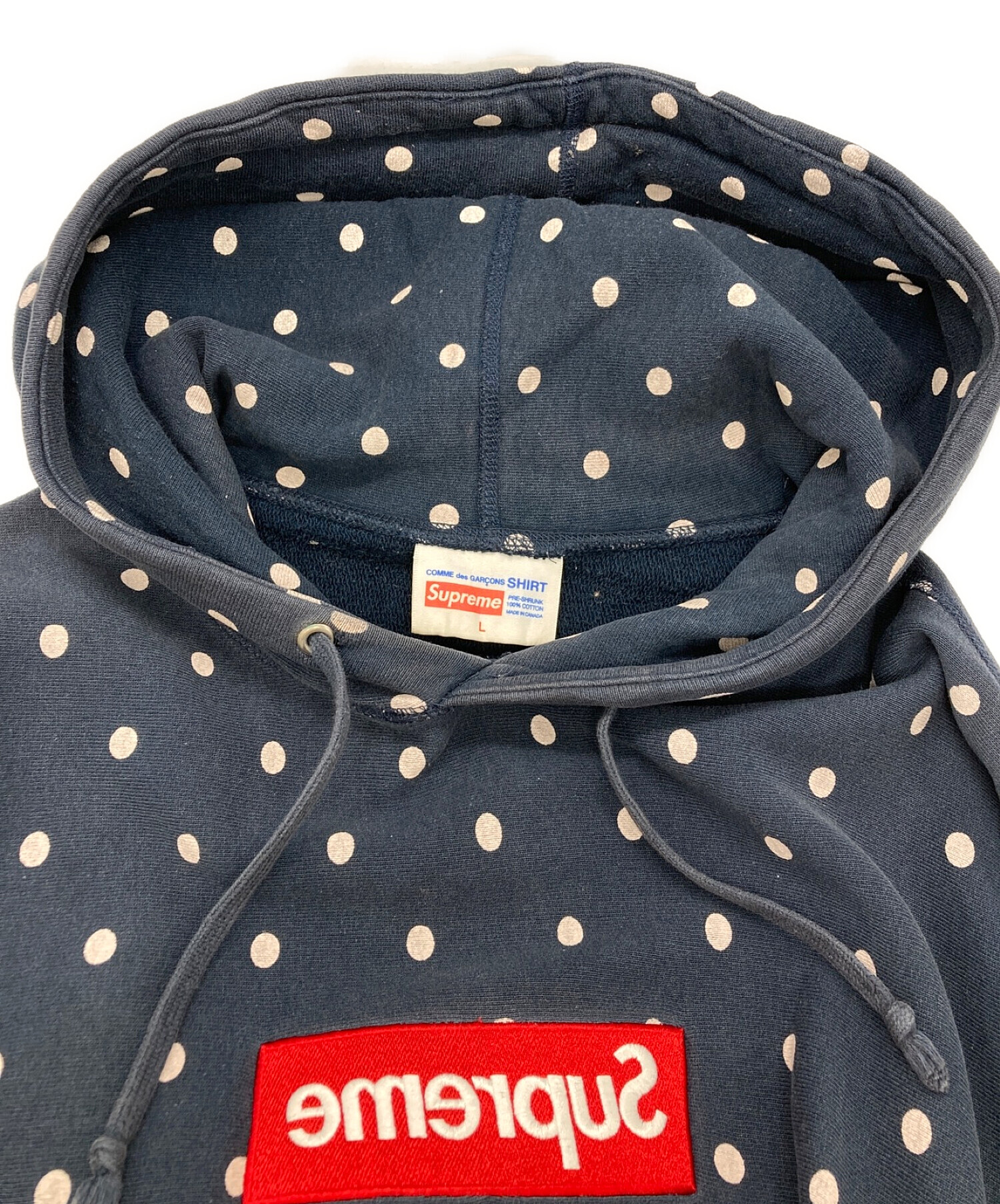 最終値下げ』supreme Burberry パーカー L size 中古・古着通販 