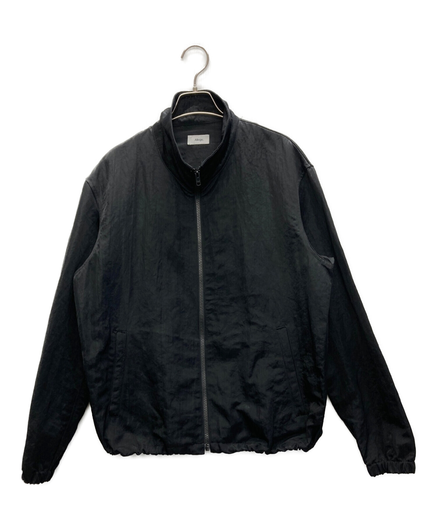 中古・古着通販】ALLEGE (アレッジ) Track Jacket ブラック サイズ 