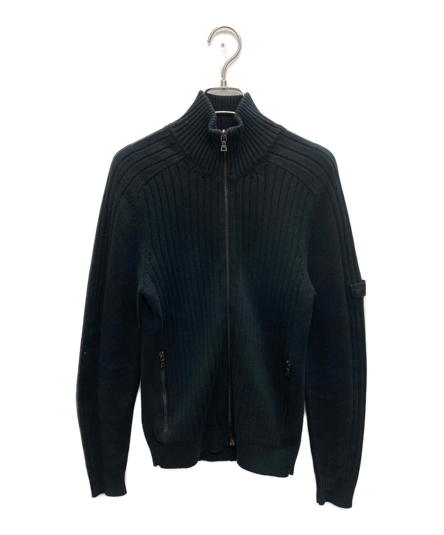 中古・古着通販】PRADA (プラダ) ドライバーズコットンニット ネイビー 