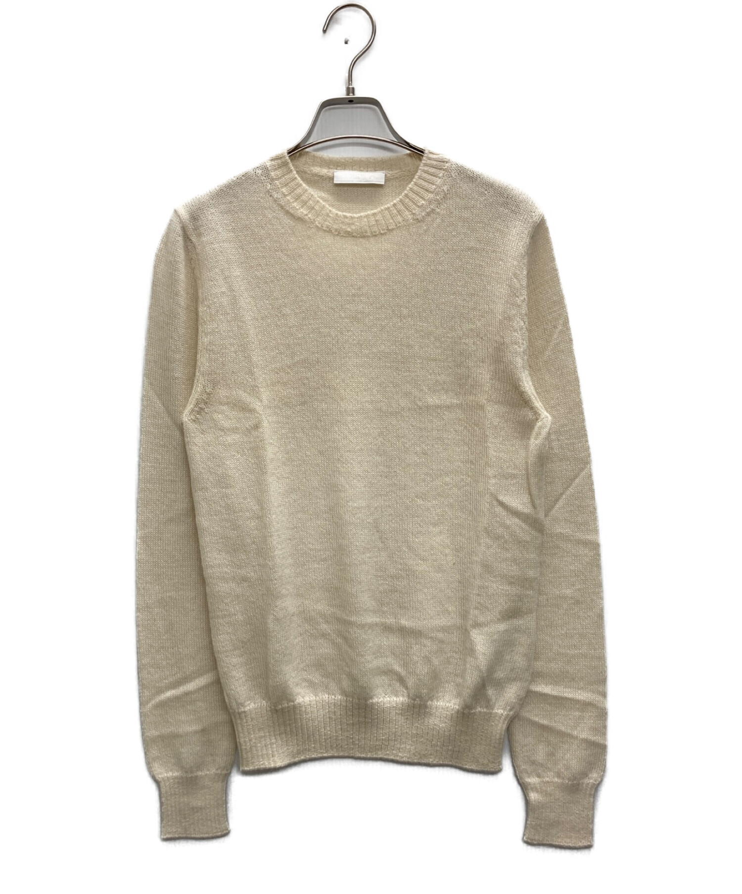 中古・古着通販】PRADA (プラダ) アルパカニット ホワイト サイズ:46 