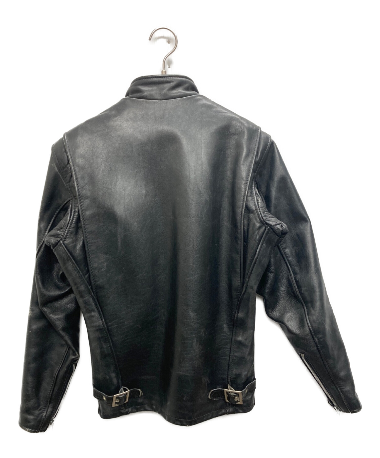 中古・古着通販】Schott (ショット) ライダースジャケット ブラック 