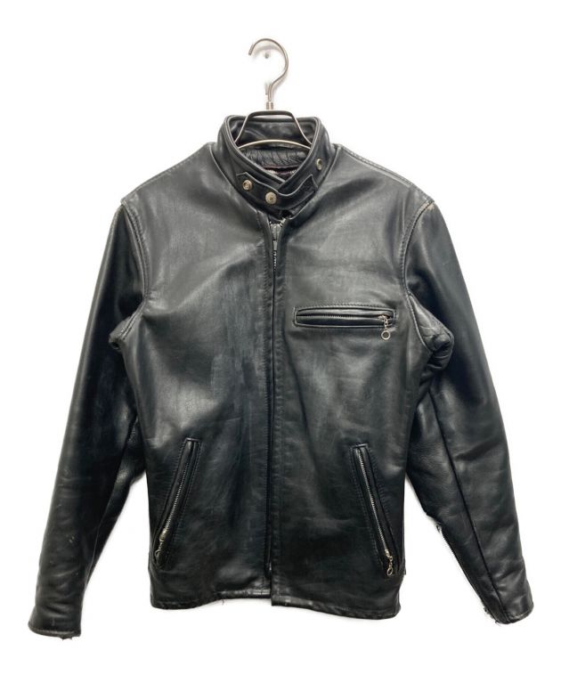 中古・古着通販】Schott (ショット) ライダースジャケット ブラック 