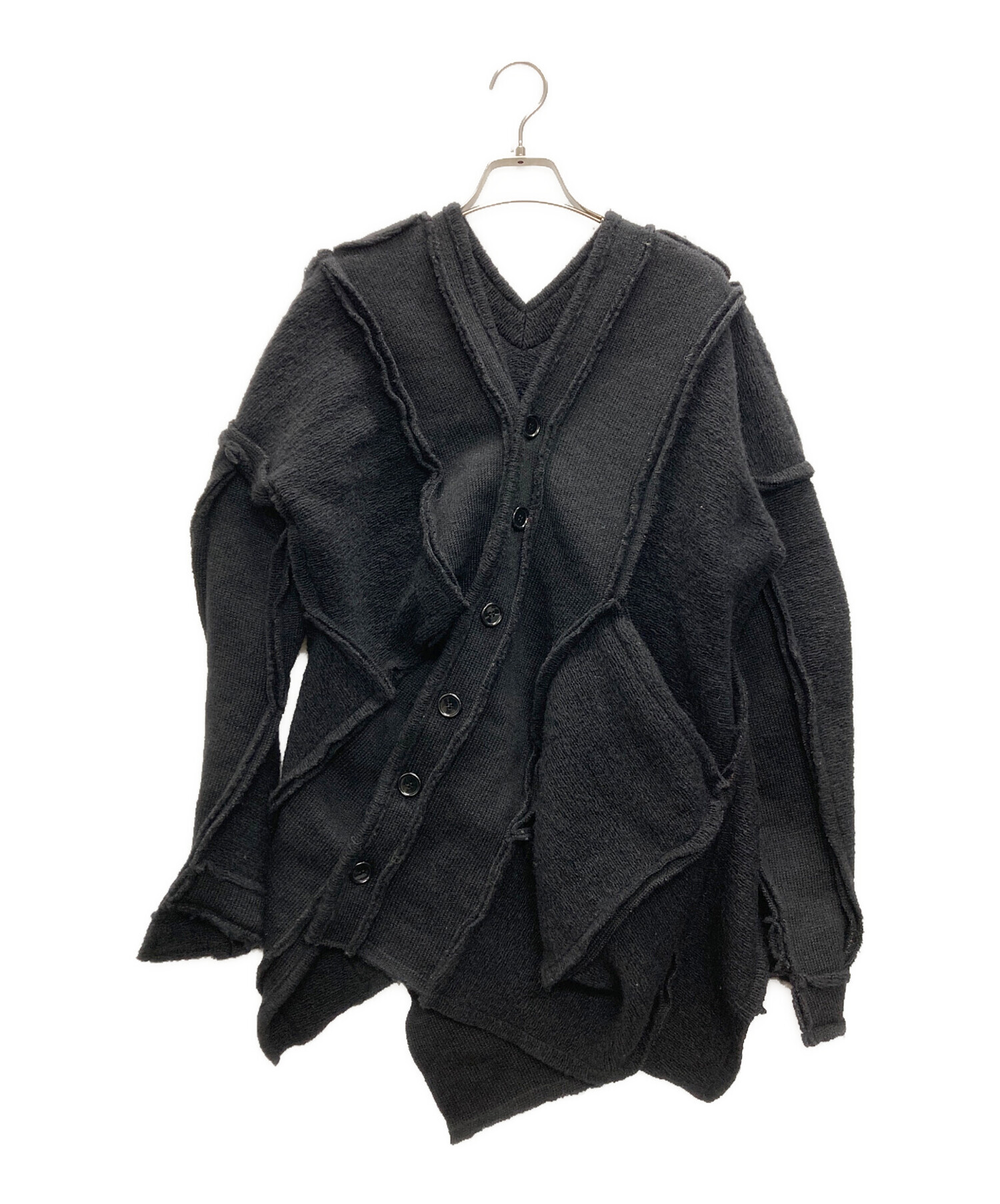 中古・古着通販】LIMI feu (リミフゥ) 変形ニットカーディガン 