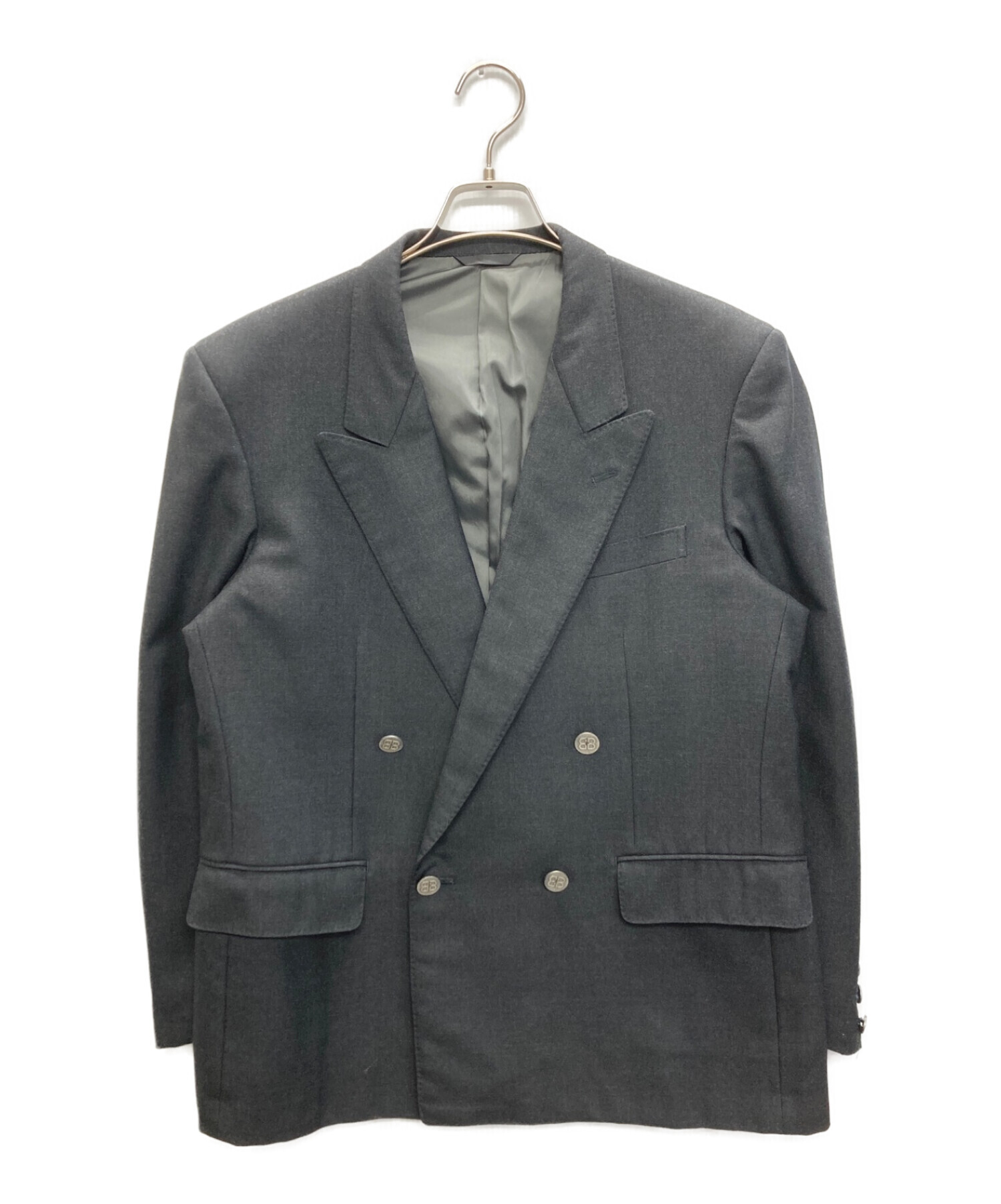 中古・古着通販】BALENCIAGA (バレンシアガ) BBボタンダブルジャケット 