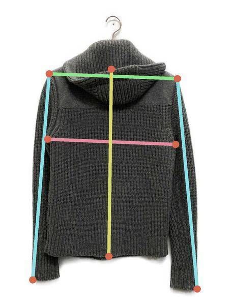 中古・古着通販】JIL SANDER (ジルサンダー) ダッフルニットジャケット 
