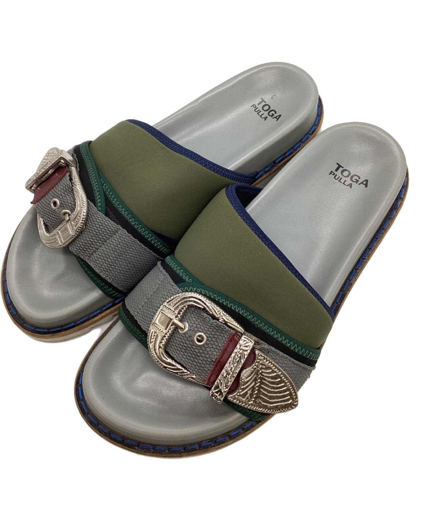 TOGA ほろにが VIRILIS メタル バックル サンダル
