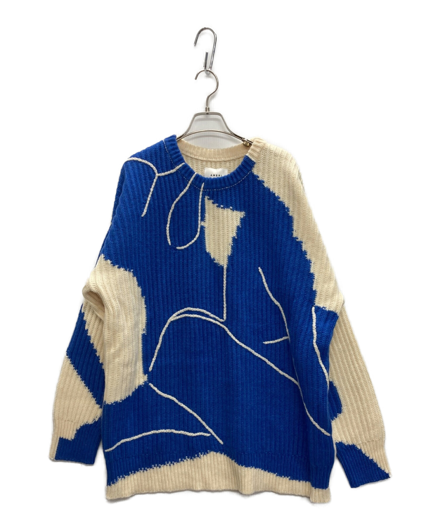 Ameri 新品 ABSTRUCT WOMAN PAINT KNIT