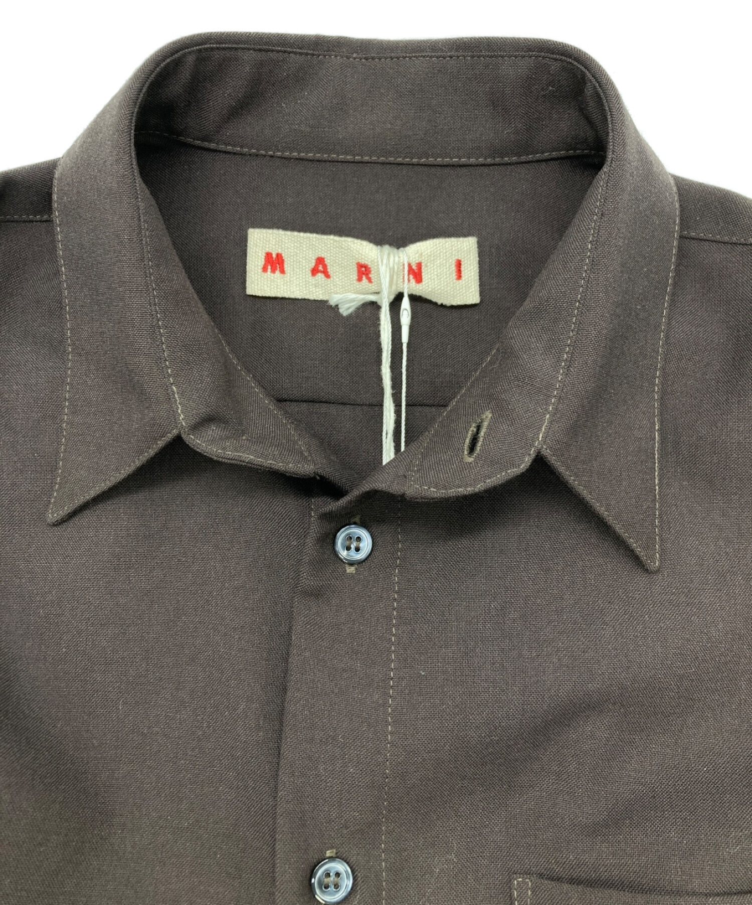 MARNI トロピカルウールシャツ44 - シャツ