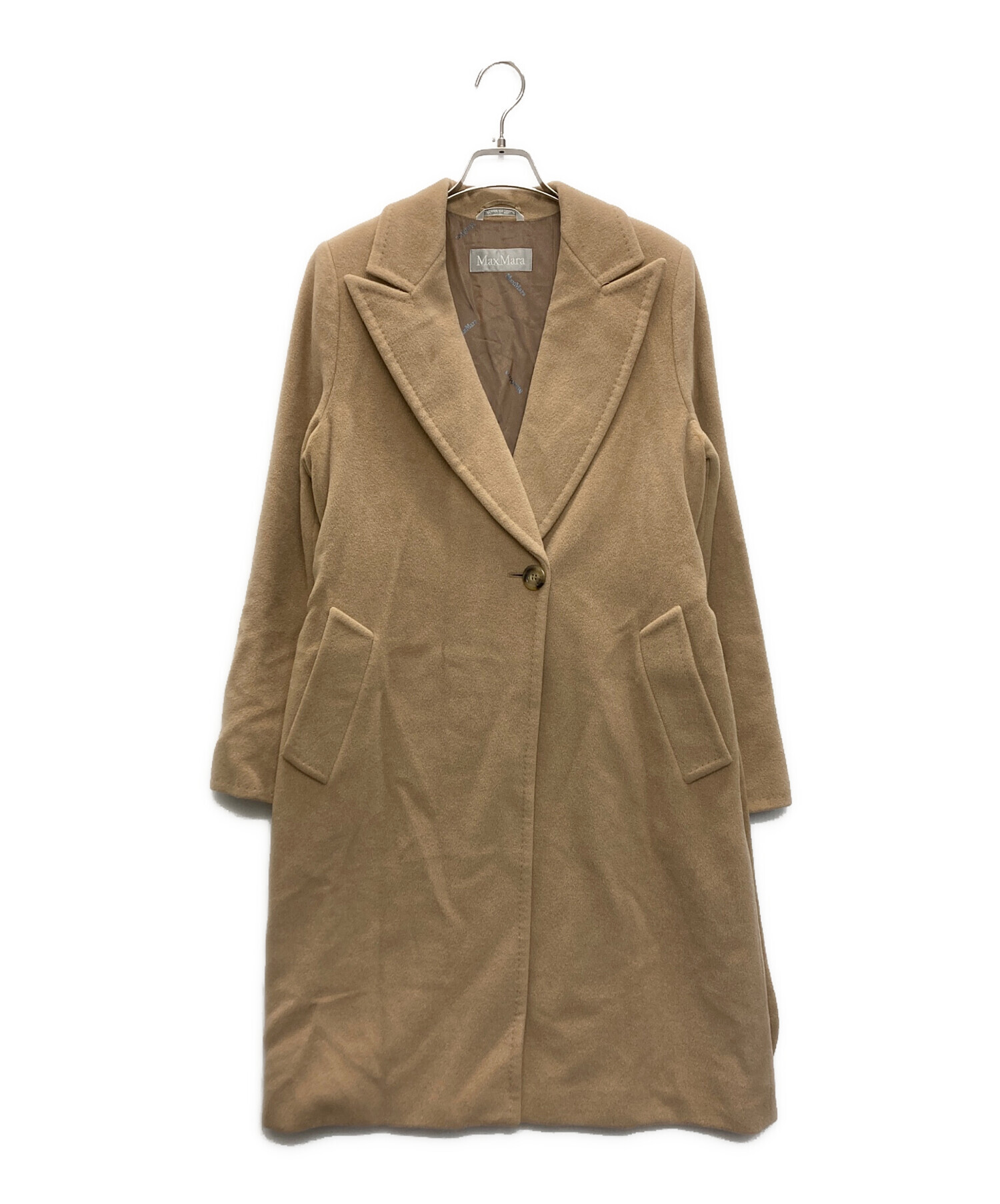 中古・古着通販】MaxMara (マックスマーラ) チェスターコート ベージュ 